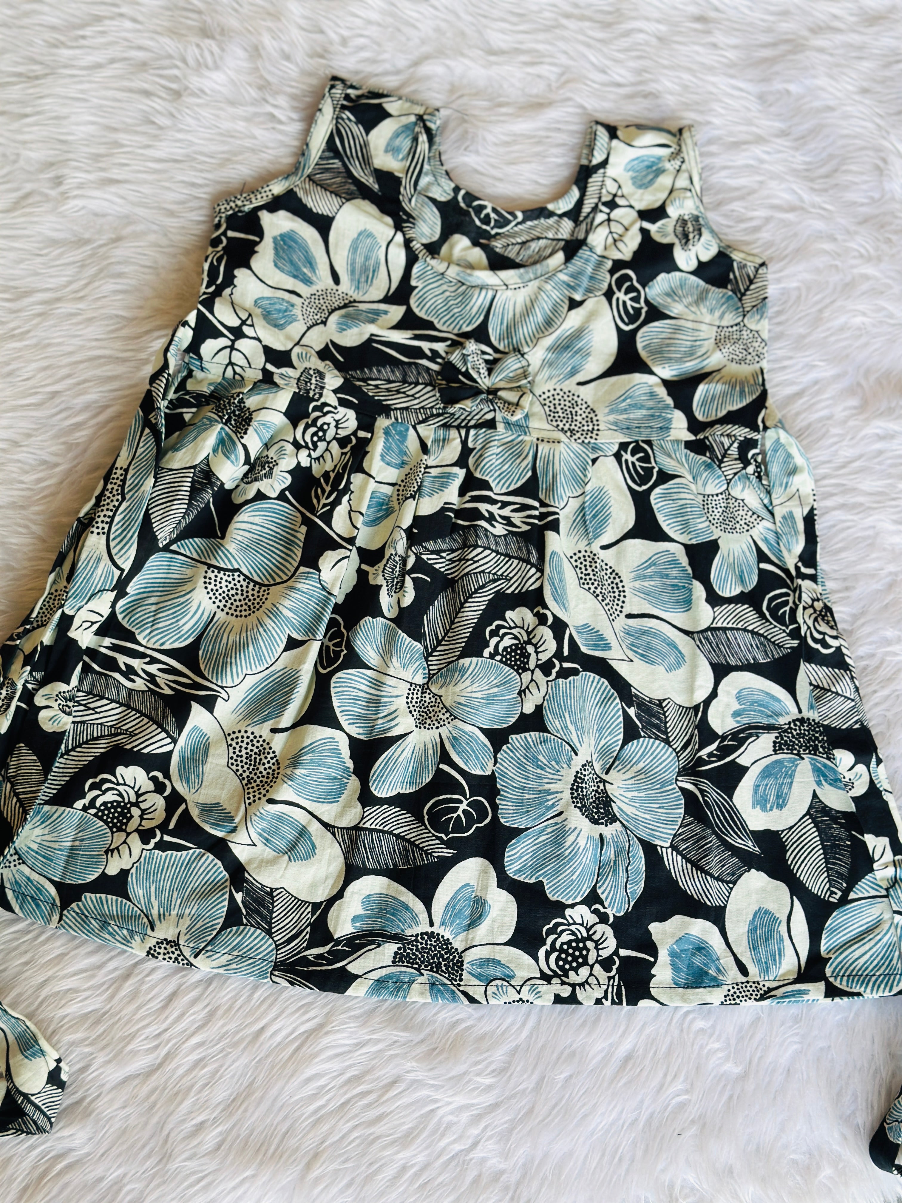 kids frock -sleeveless