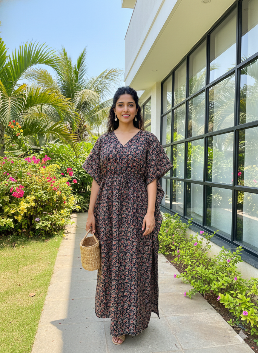 Kalankari ajrak nonfeeding kaftans
