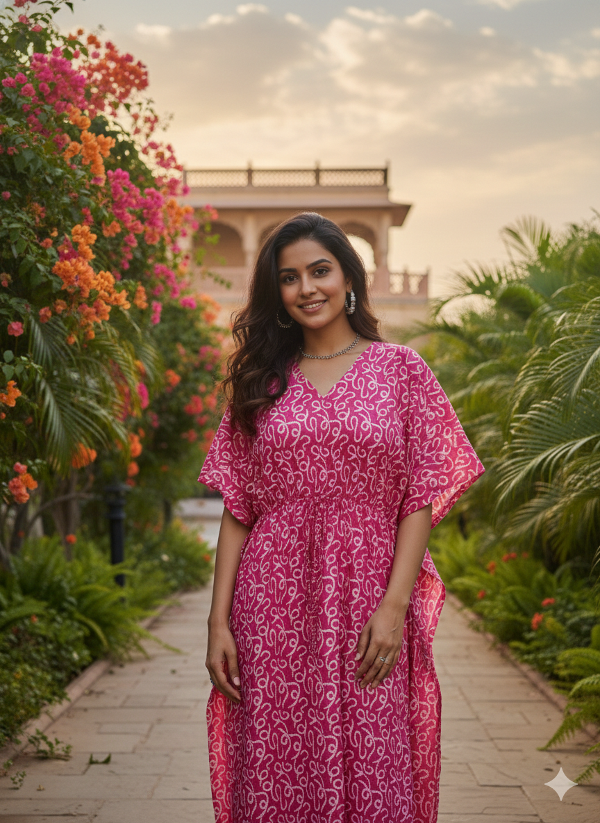 Floral feeding kaftans