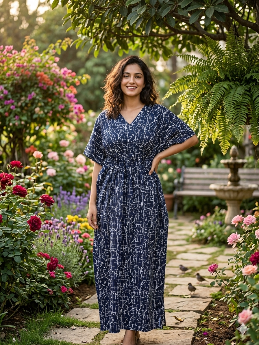 Zigzag feeding kaftans