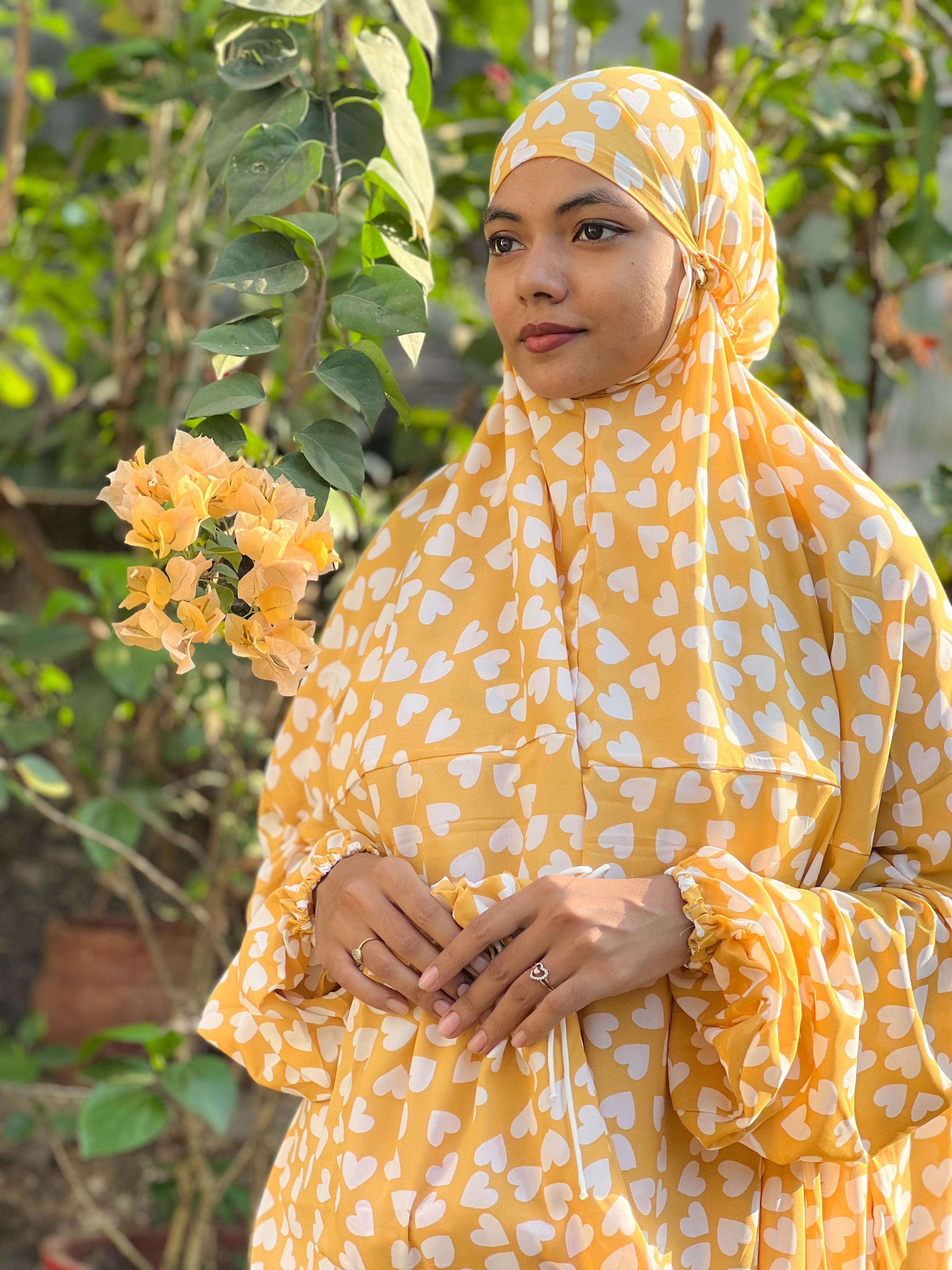 Yellow Heart prayer dress