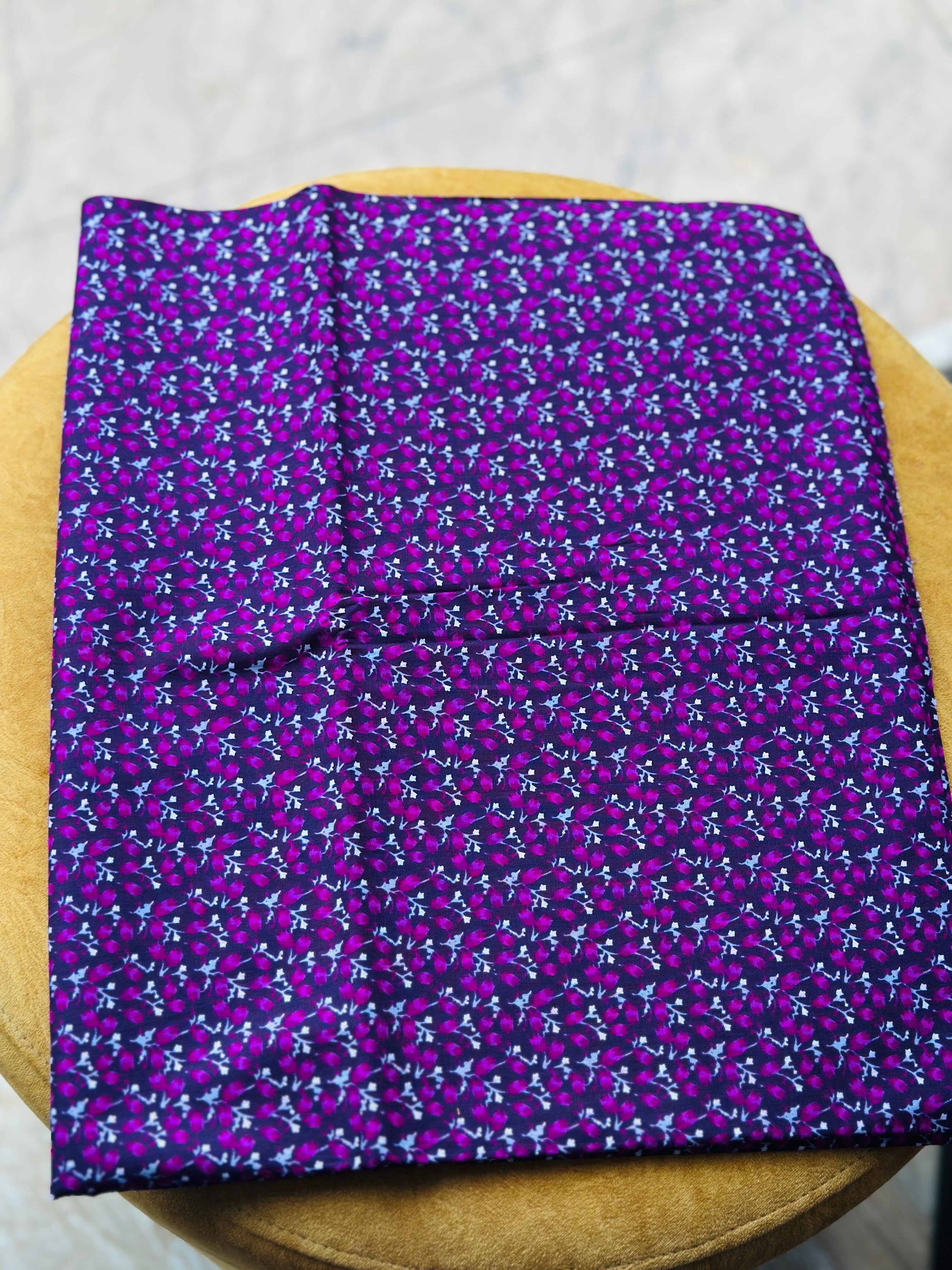Cotton floral nighty material 2.90 mtr
