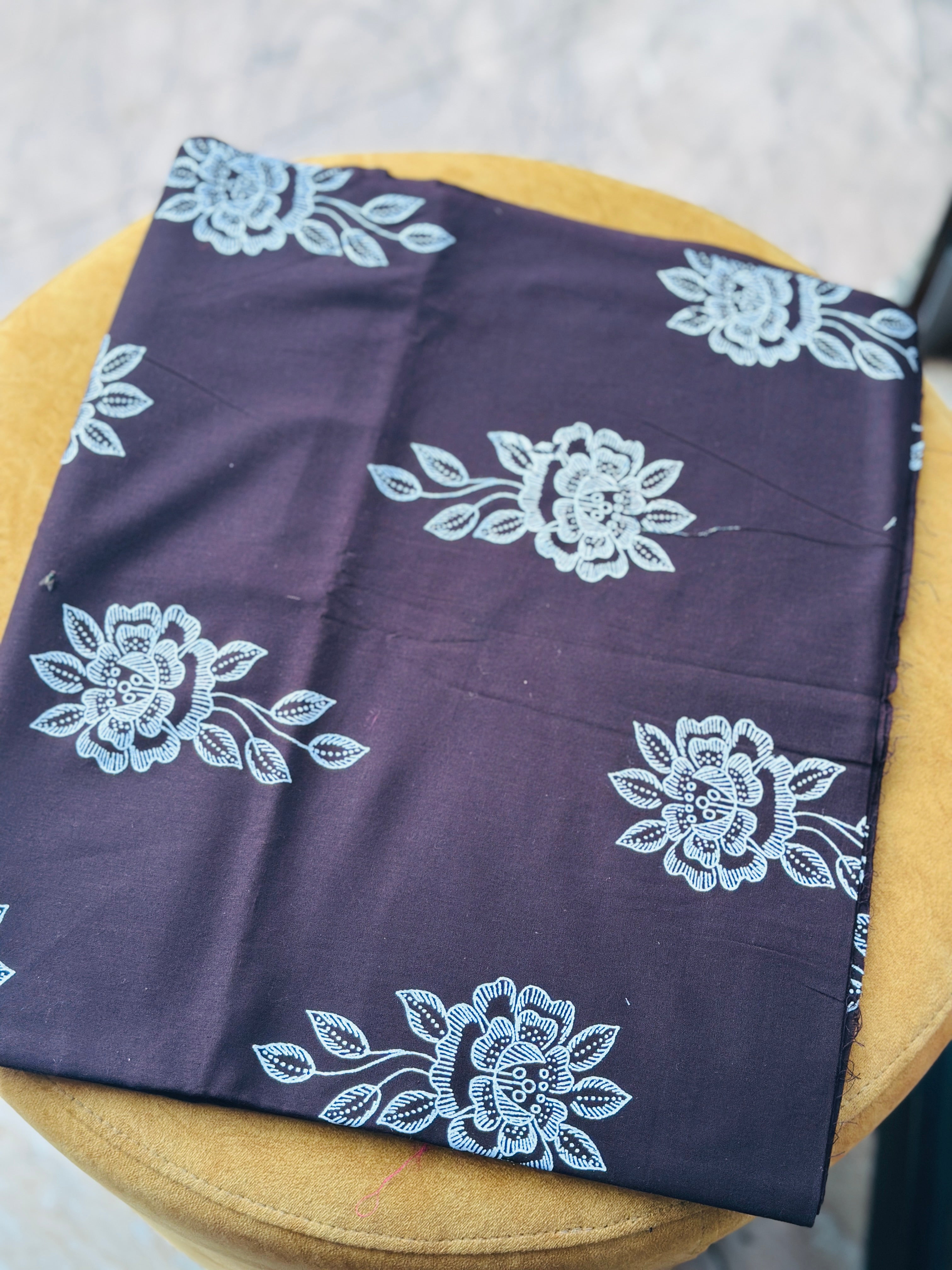 Cotton floral nighty material 2.90 mtr