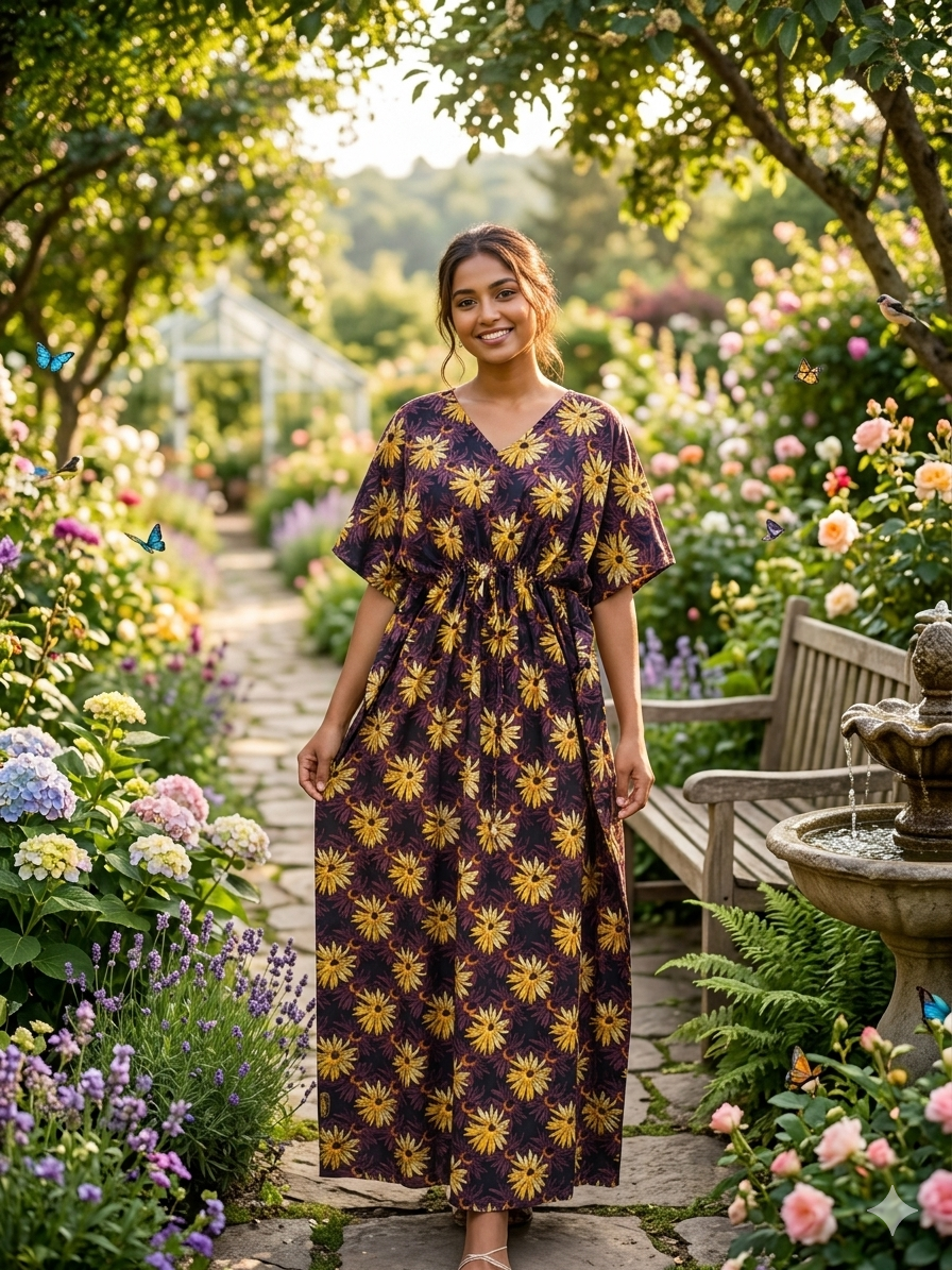 Sunflower nonfeeding kaftans