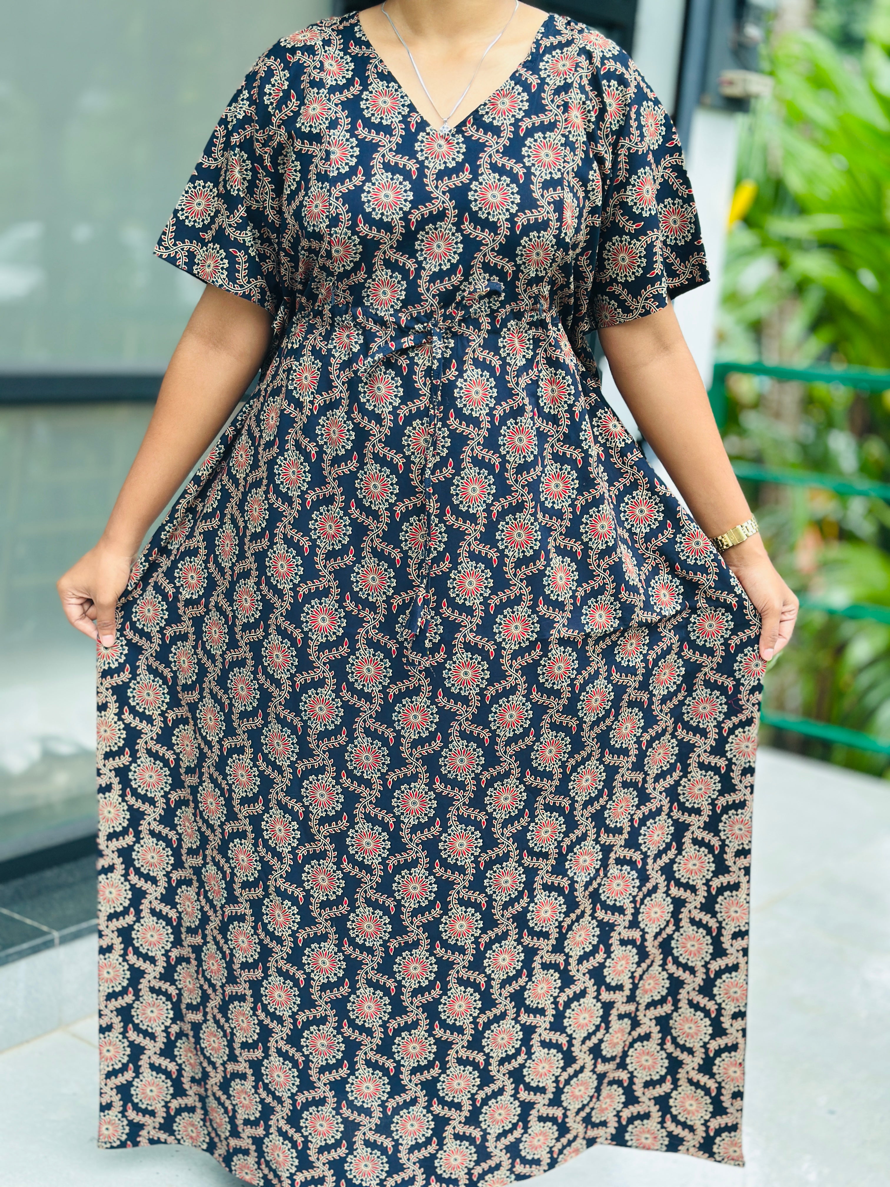 Ajrak nonfeeding kaftans