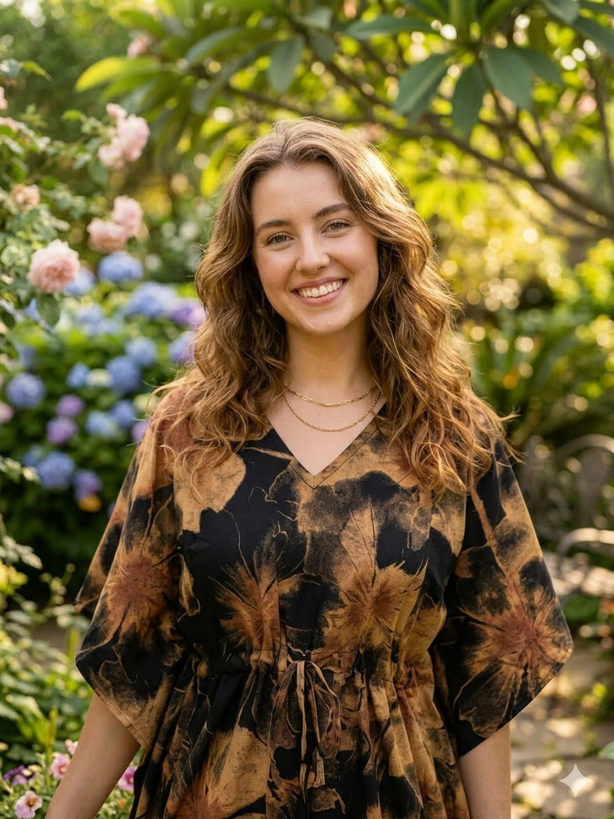 Floral feeding kaftans