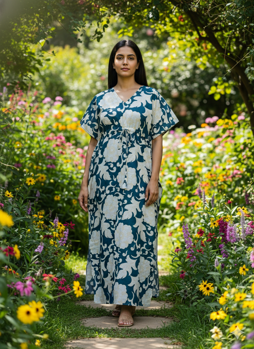 Floral feeding kaftans