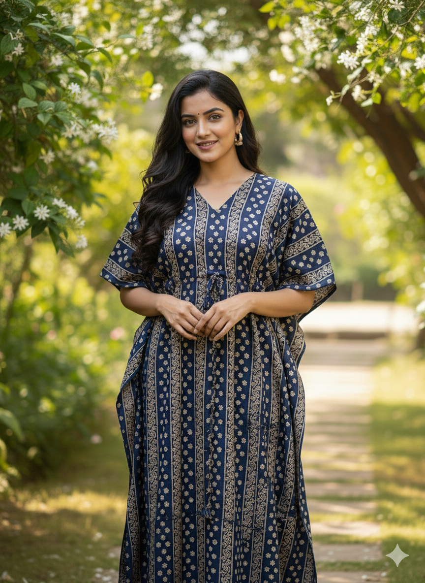 Ajrak nonfeeding kaftans