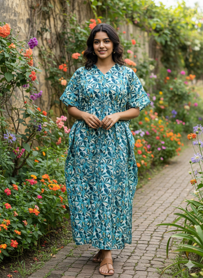 Floral feeding kaftans