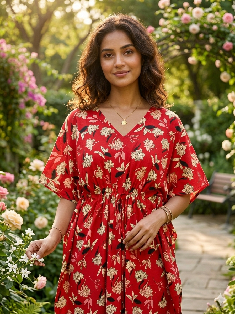 floral nonfeeding kaftans