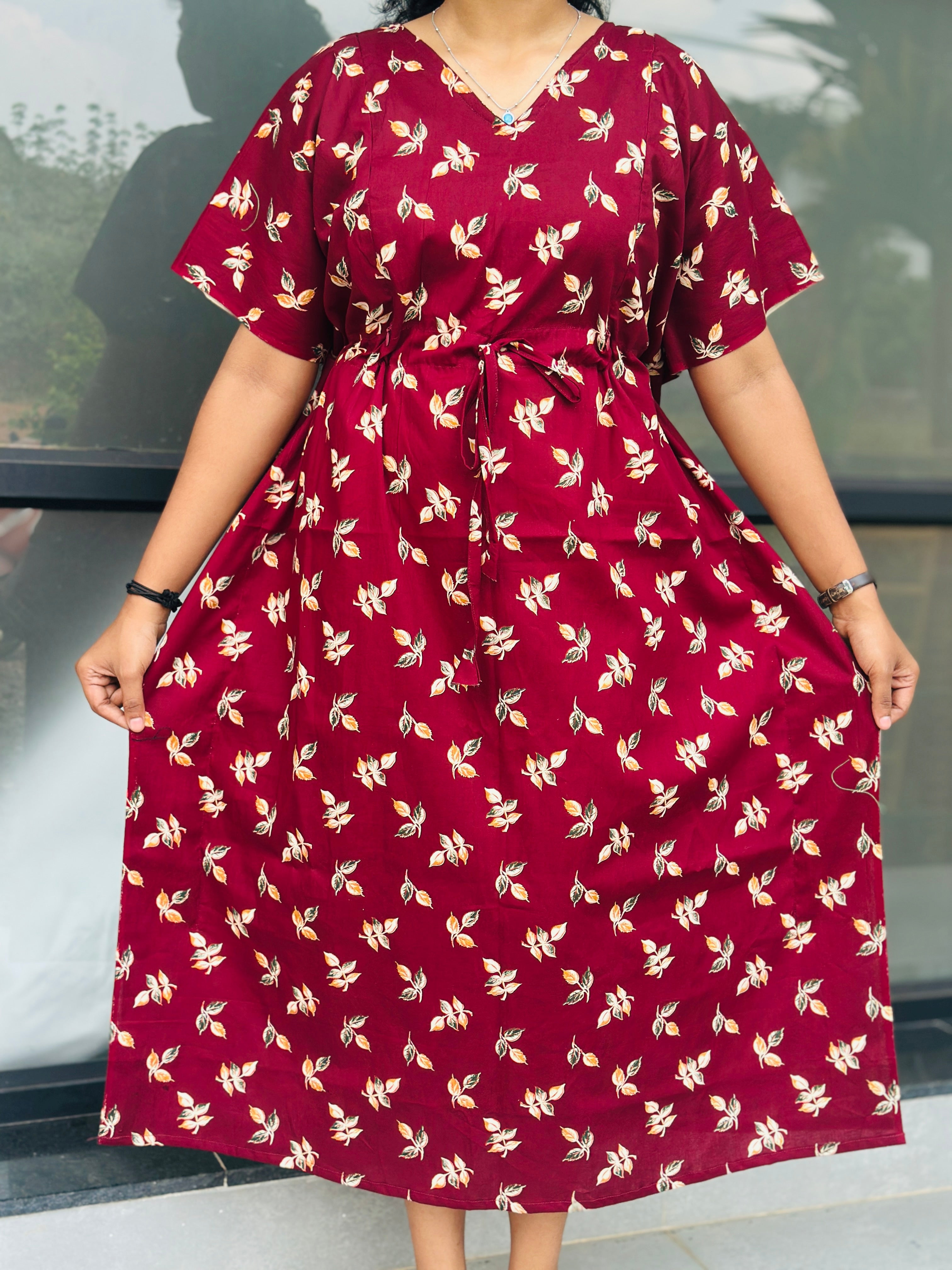 Ajrak short length feeding kaftan length 48”