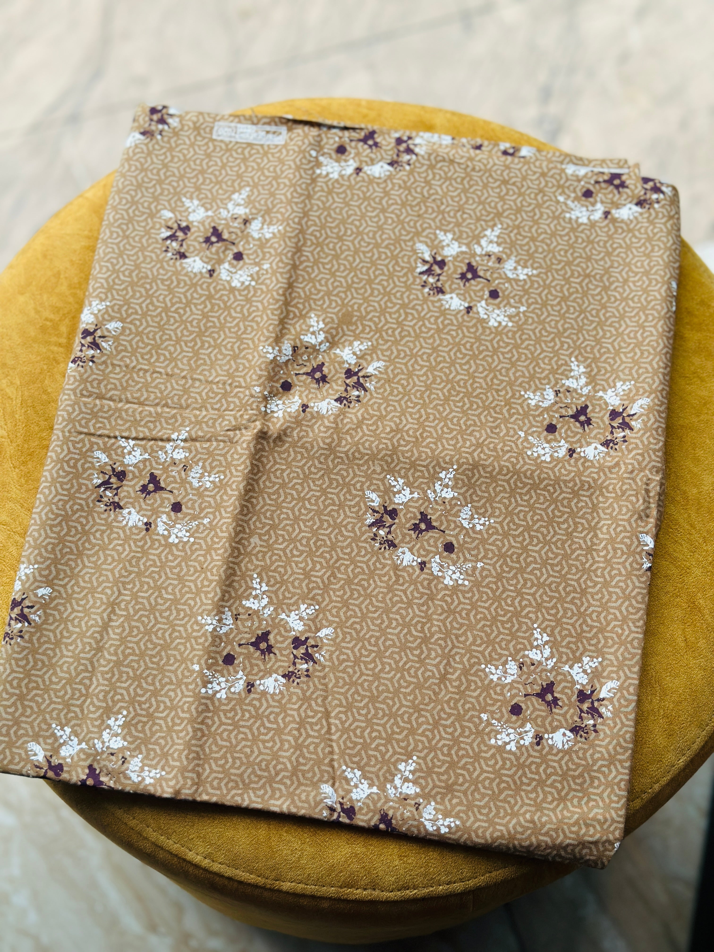 Cotton floral nighty material 2.90 mtr