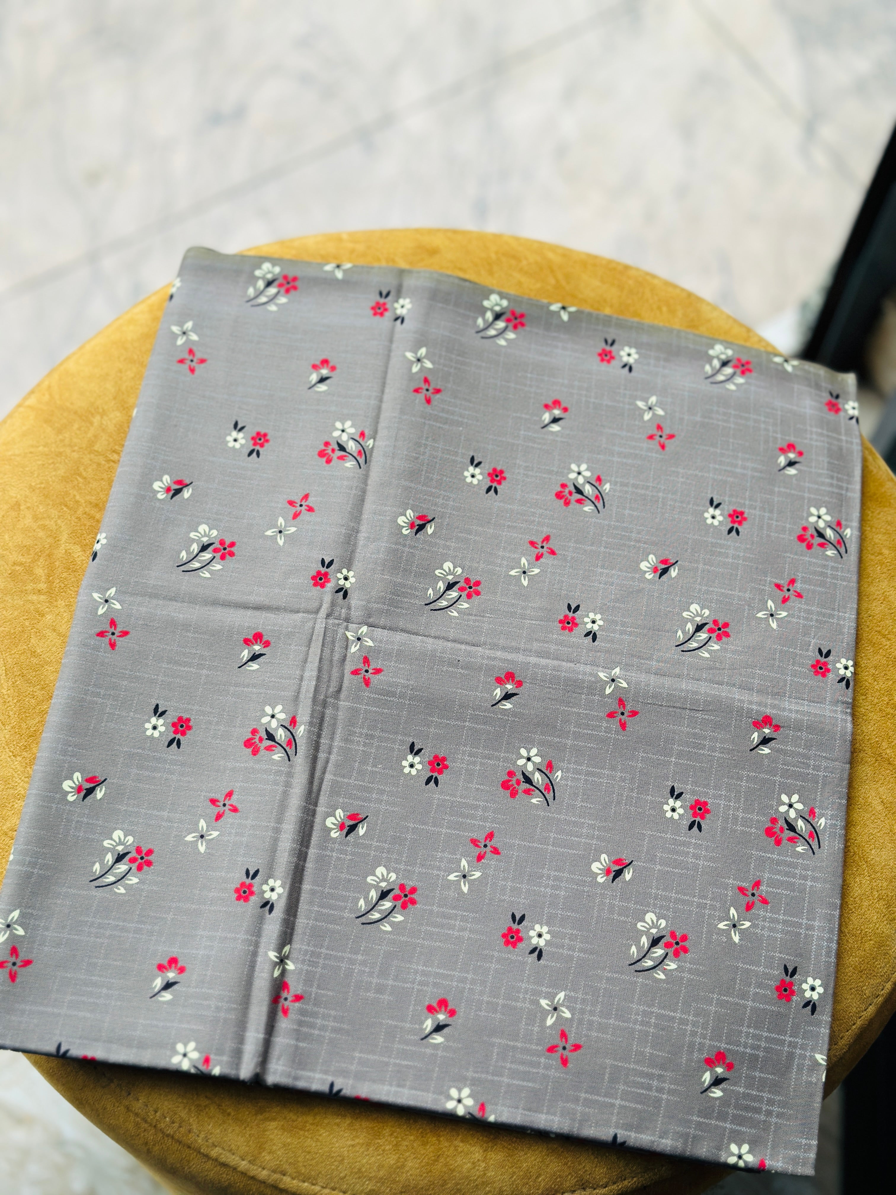 Cotton floral nighty material 2.90 mtr