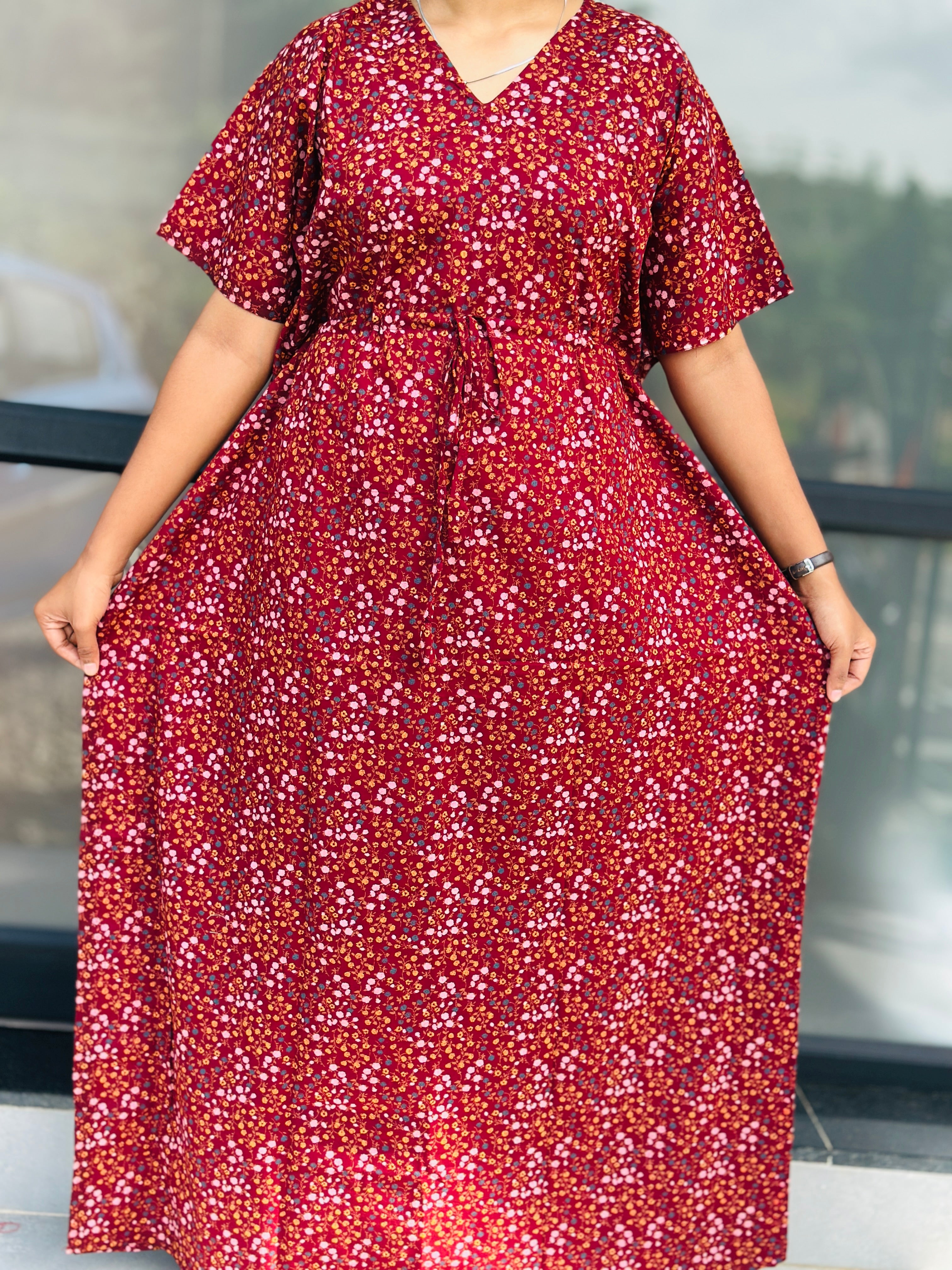 Small Floral feeding kaftan