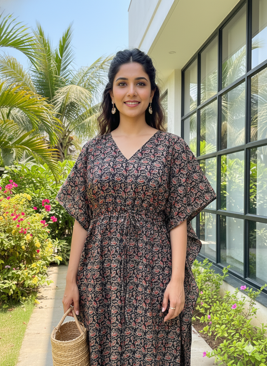 Kalankari ajrak nonfeeding kaftans