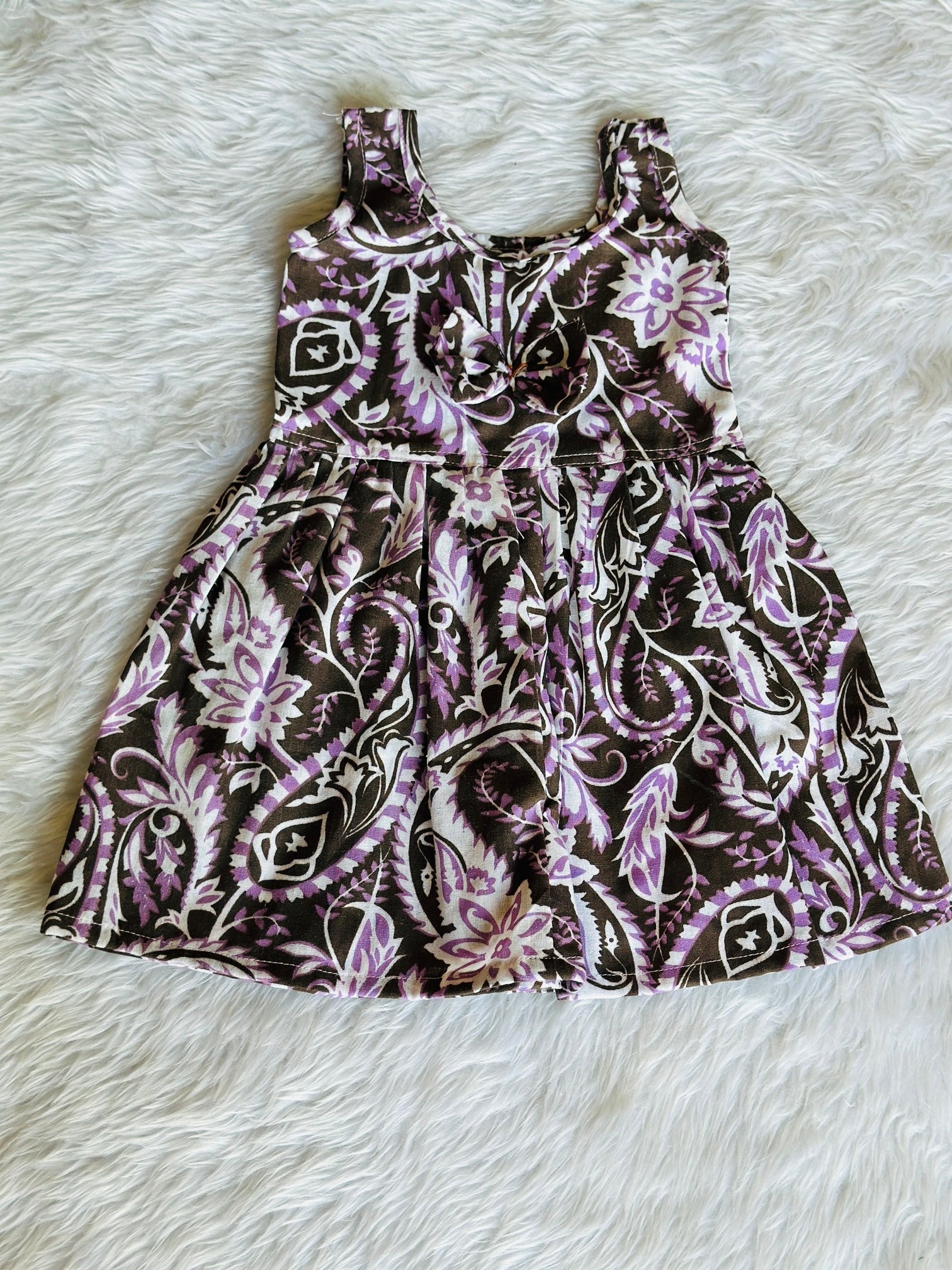 kids frock -sleeveless