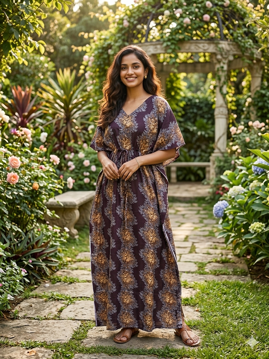 Floral feeding kaftans