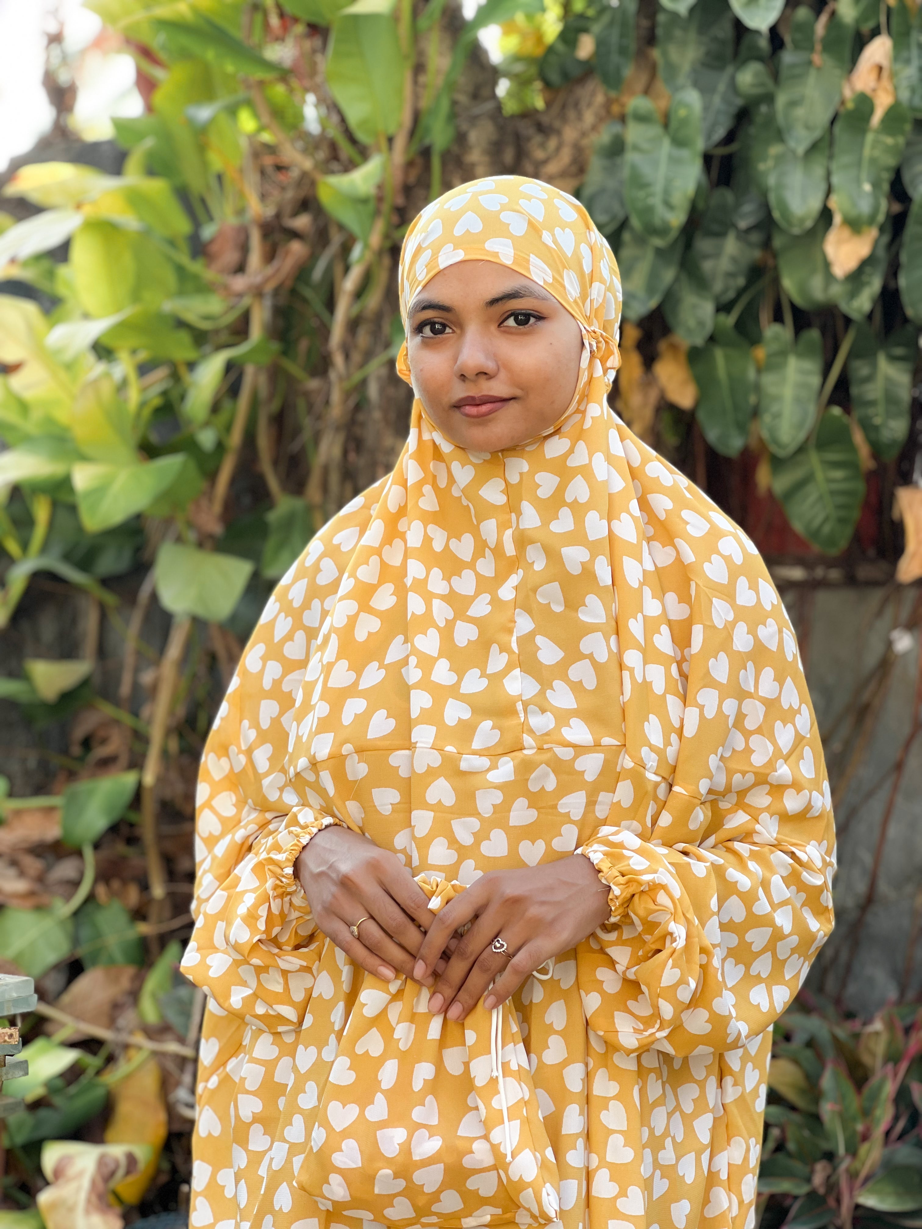 Yellow Heart prayer dress