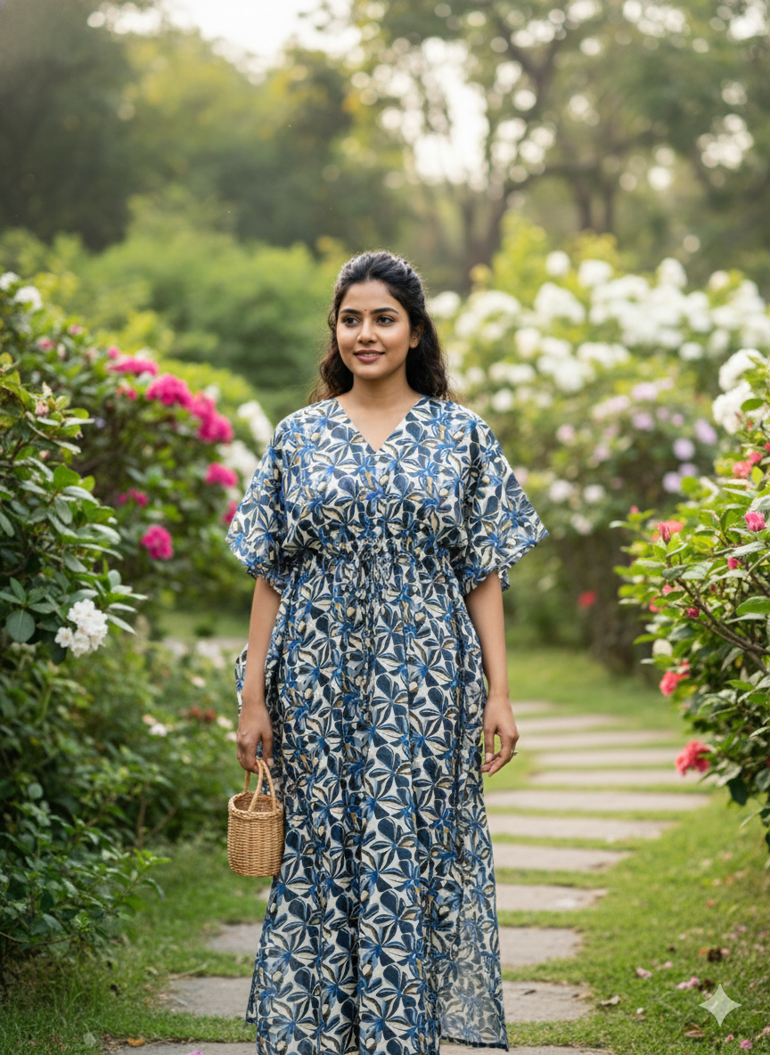 Floral feeding kaftans