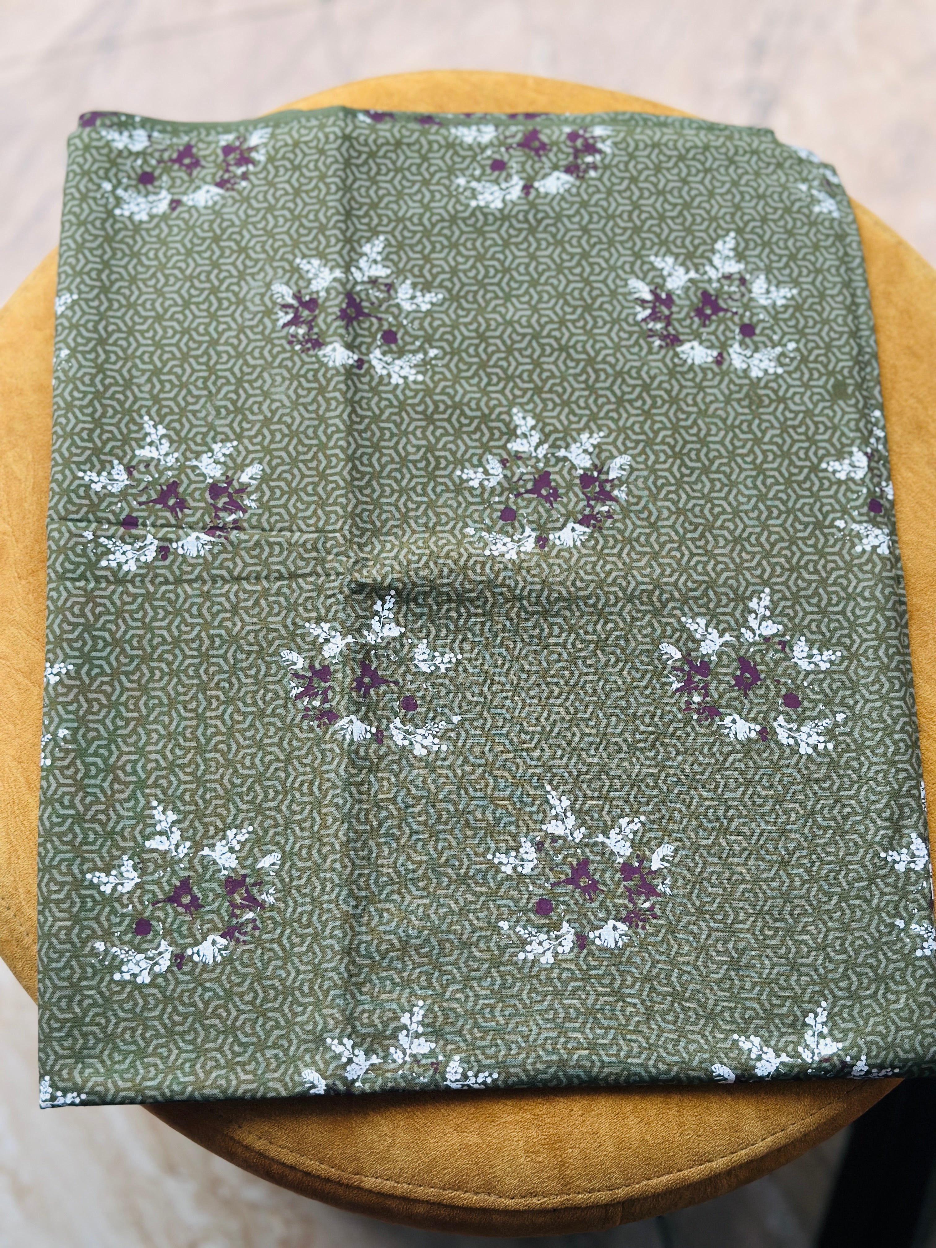 Cotton floral nighty material 2.90 mtr