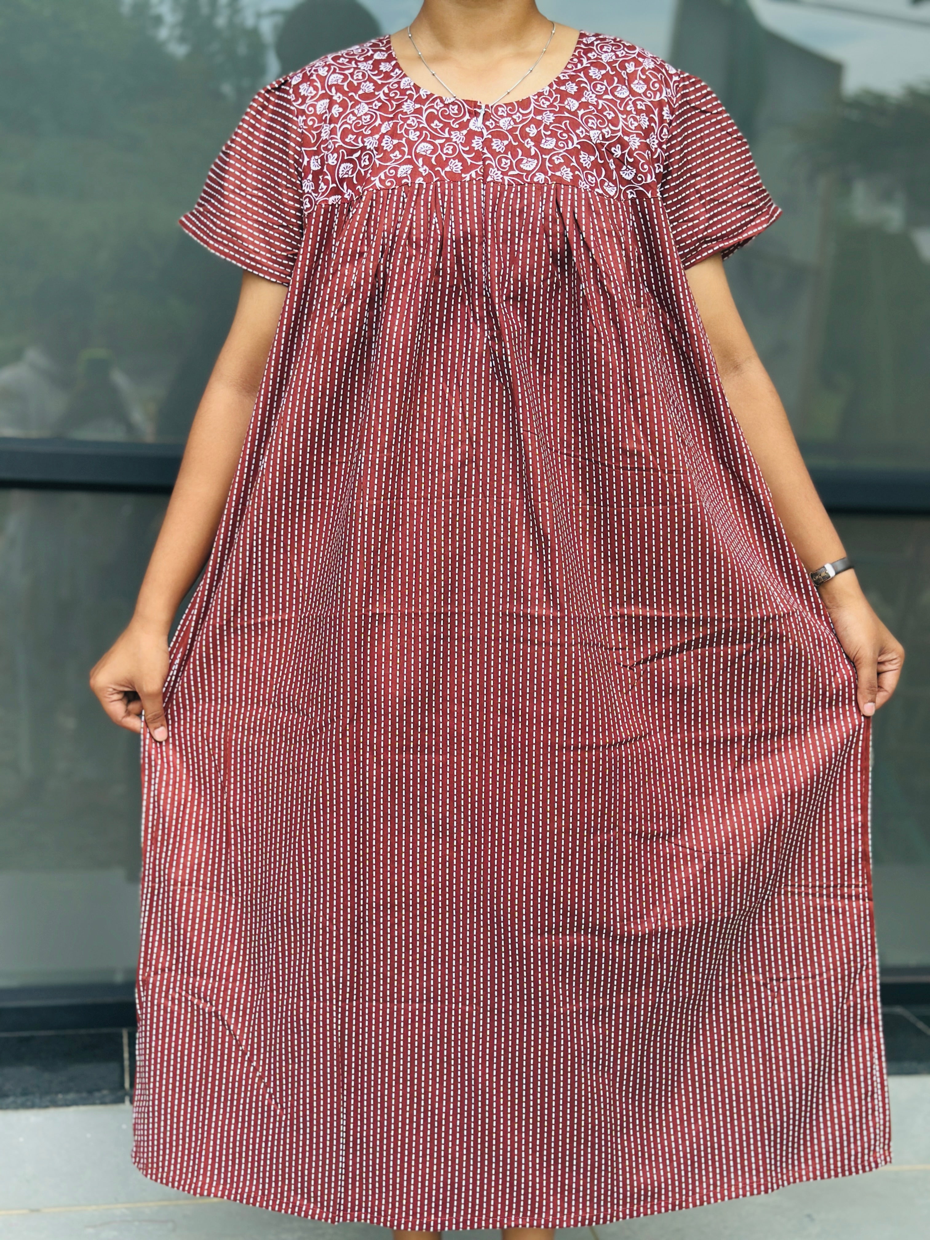 Pleated feeding frock
