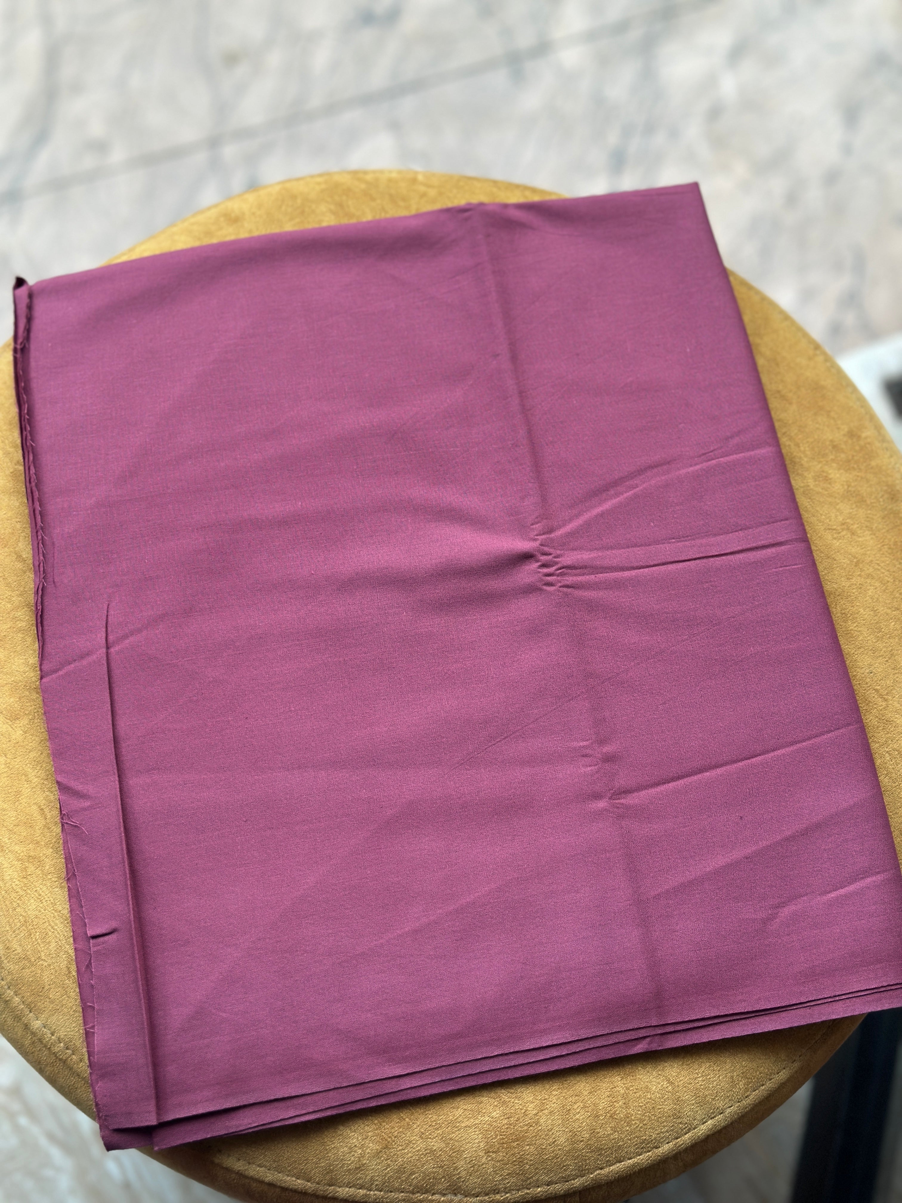 Plain cotton nighty material 2.90 mtr