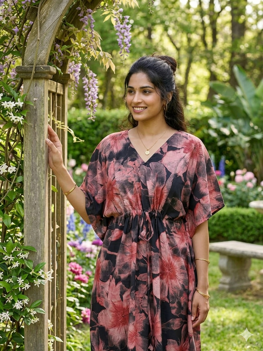 Floral feeding kaftans