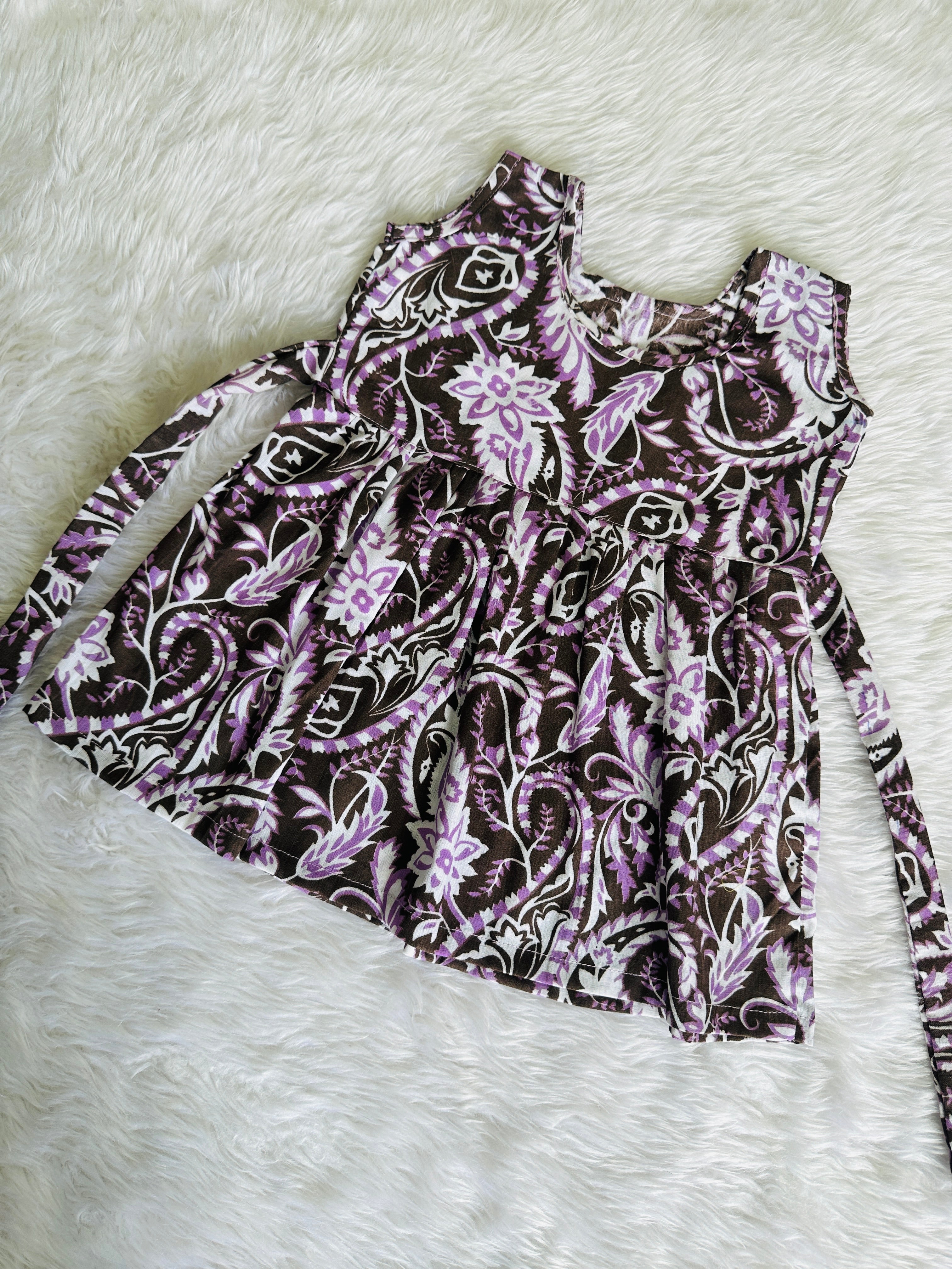 kids frock -sleeveless