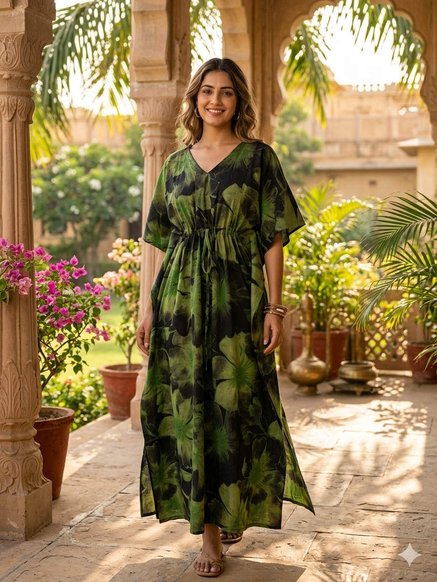 Floral feeding kaftans