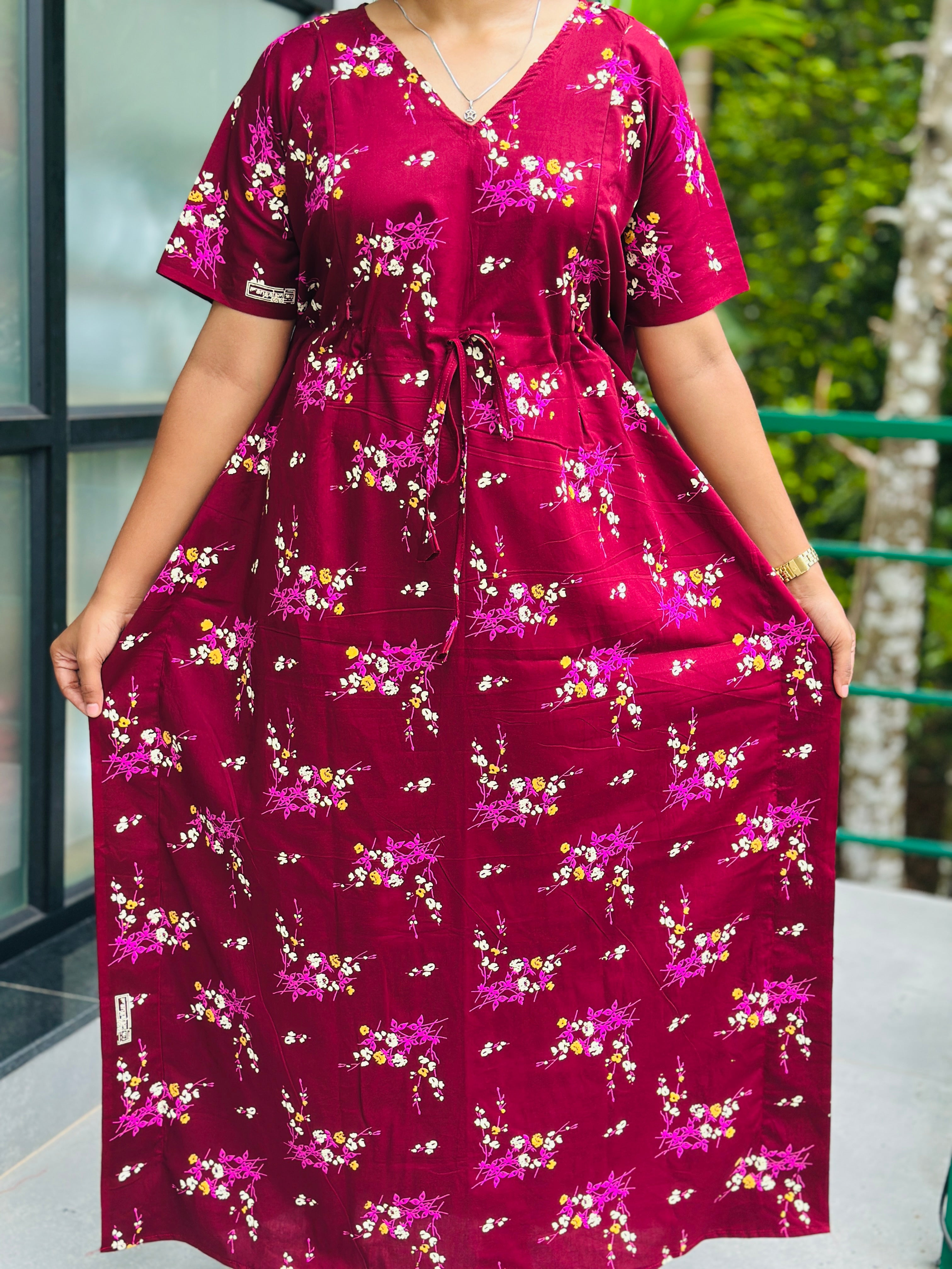 Floral feeding kaftan