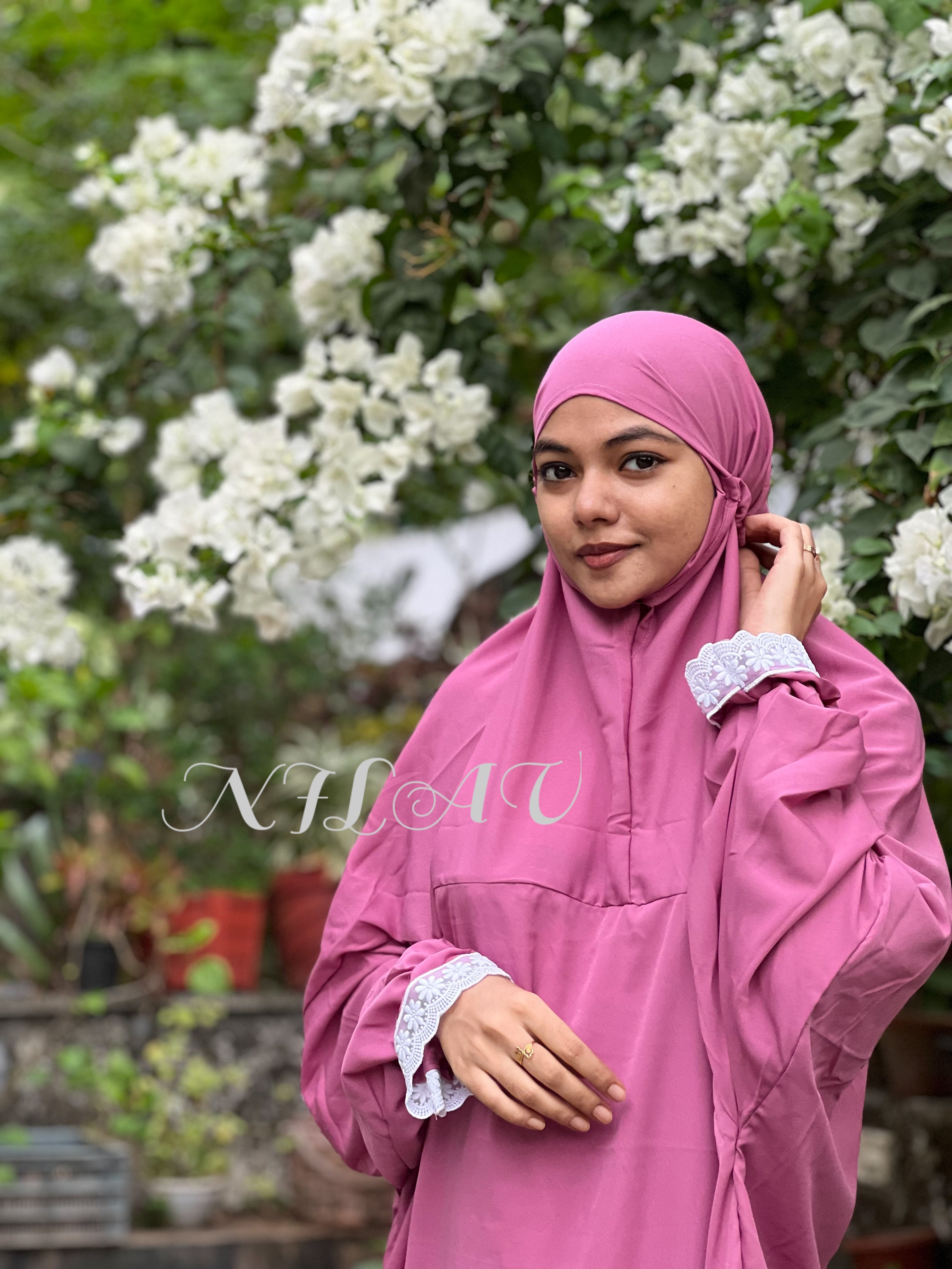 Onion pink prayer dress