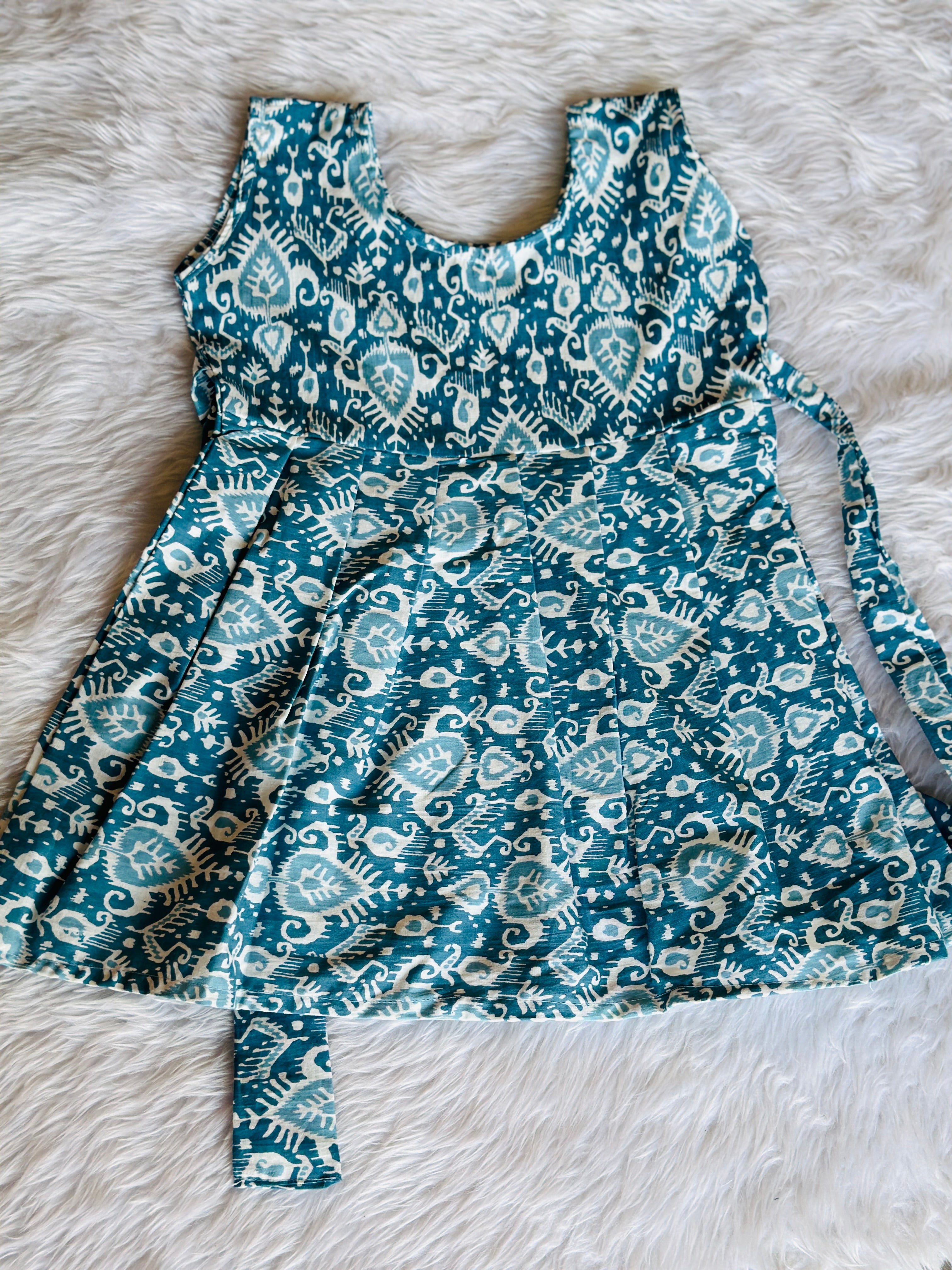 kids frock -sleeveless