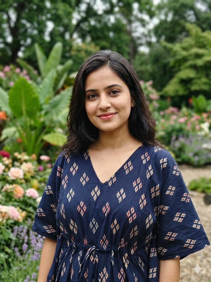 Ajrak feeding kaftans