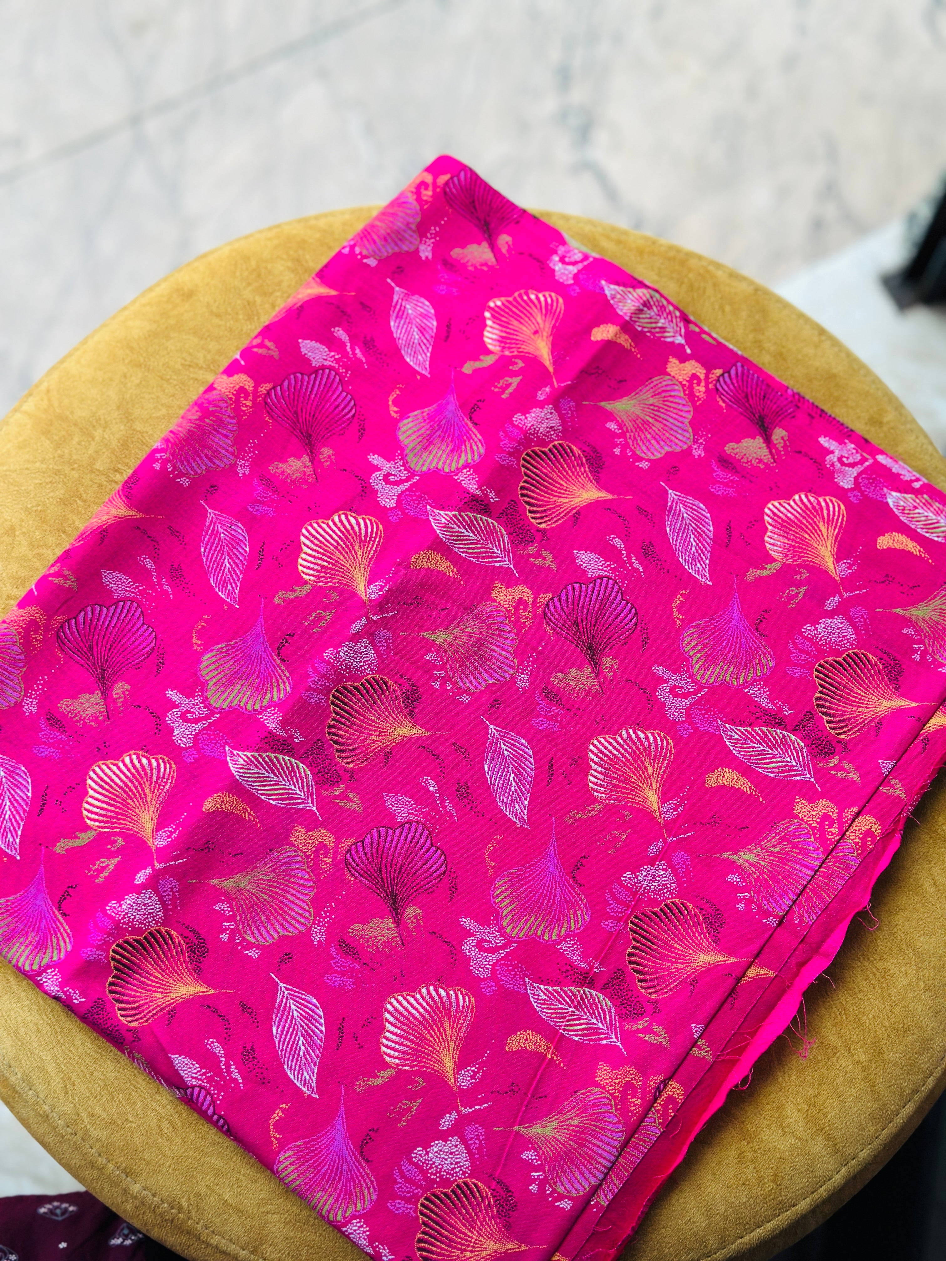 Cotton floral nighty material 2.90 mtr