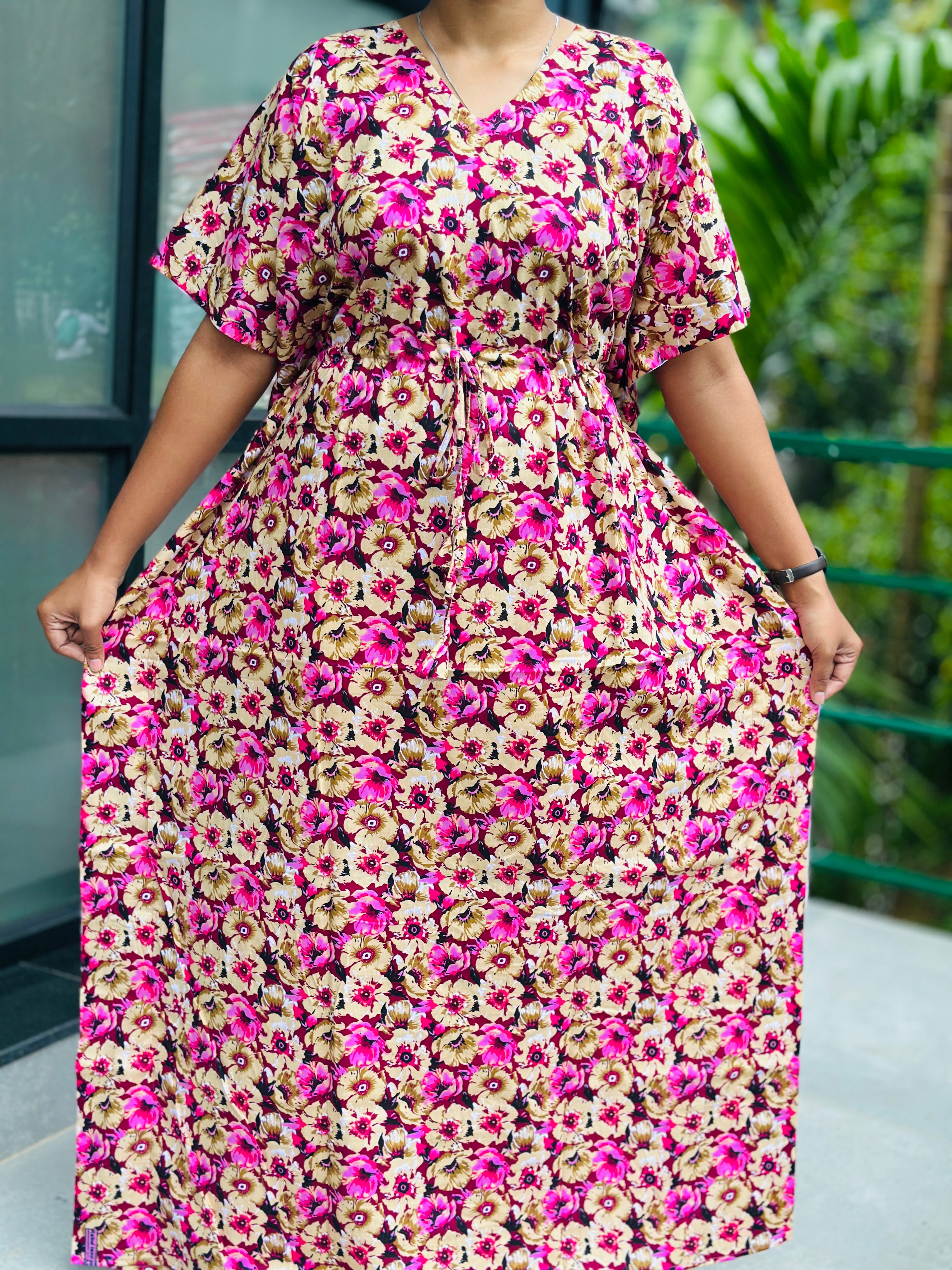 Floral  nonfeeding kaftans