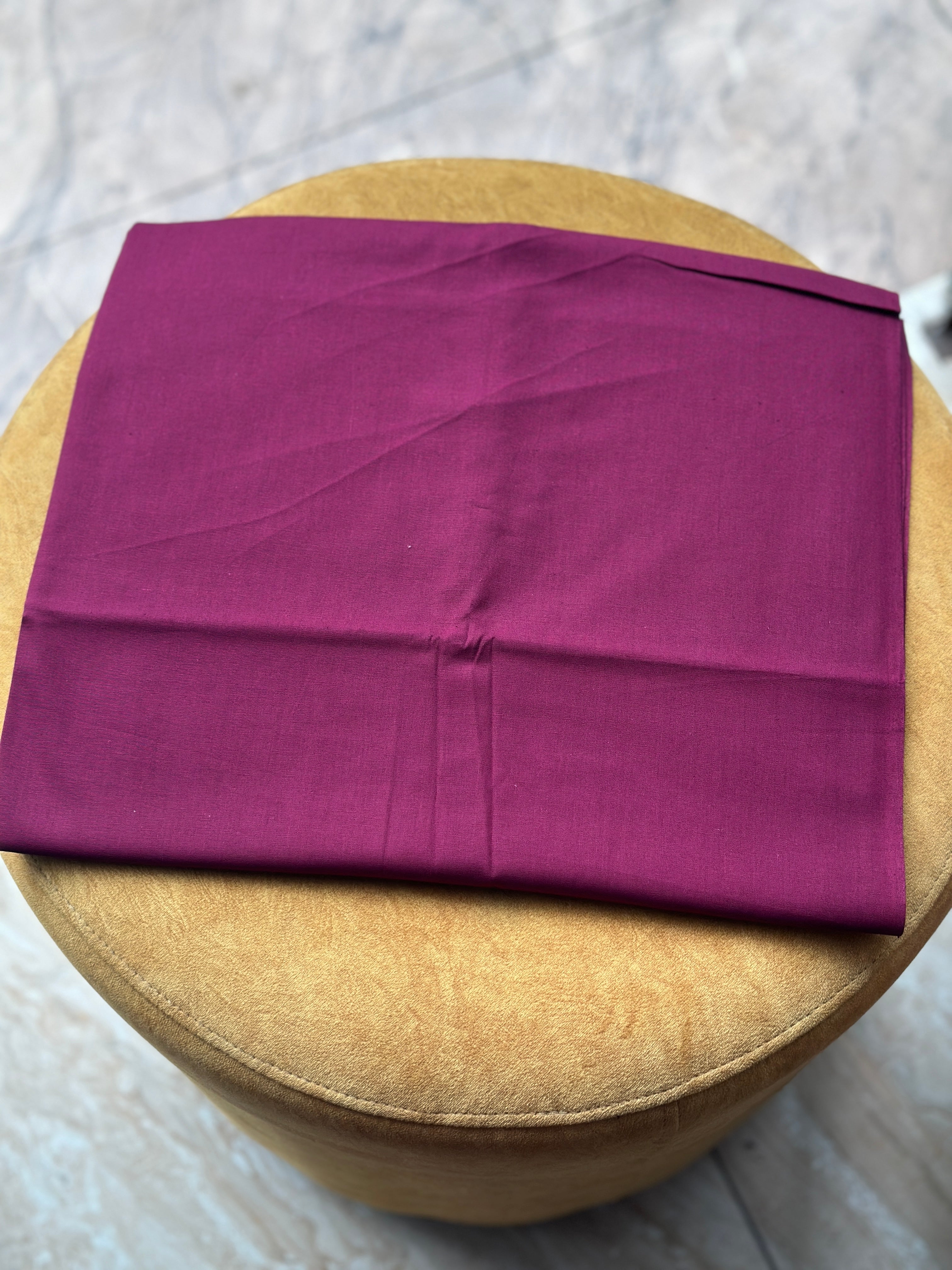 Plain cotton nighty material 2.90 mtr