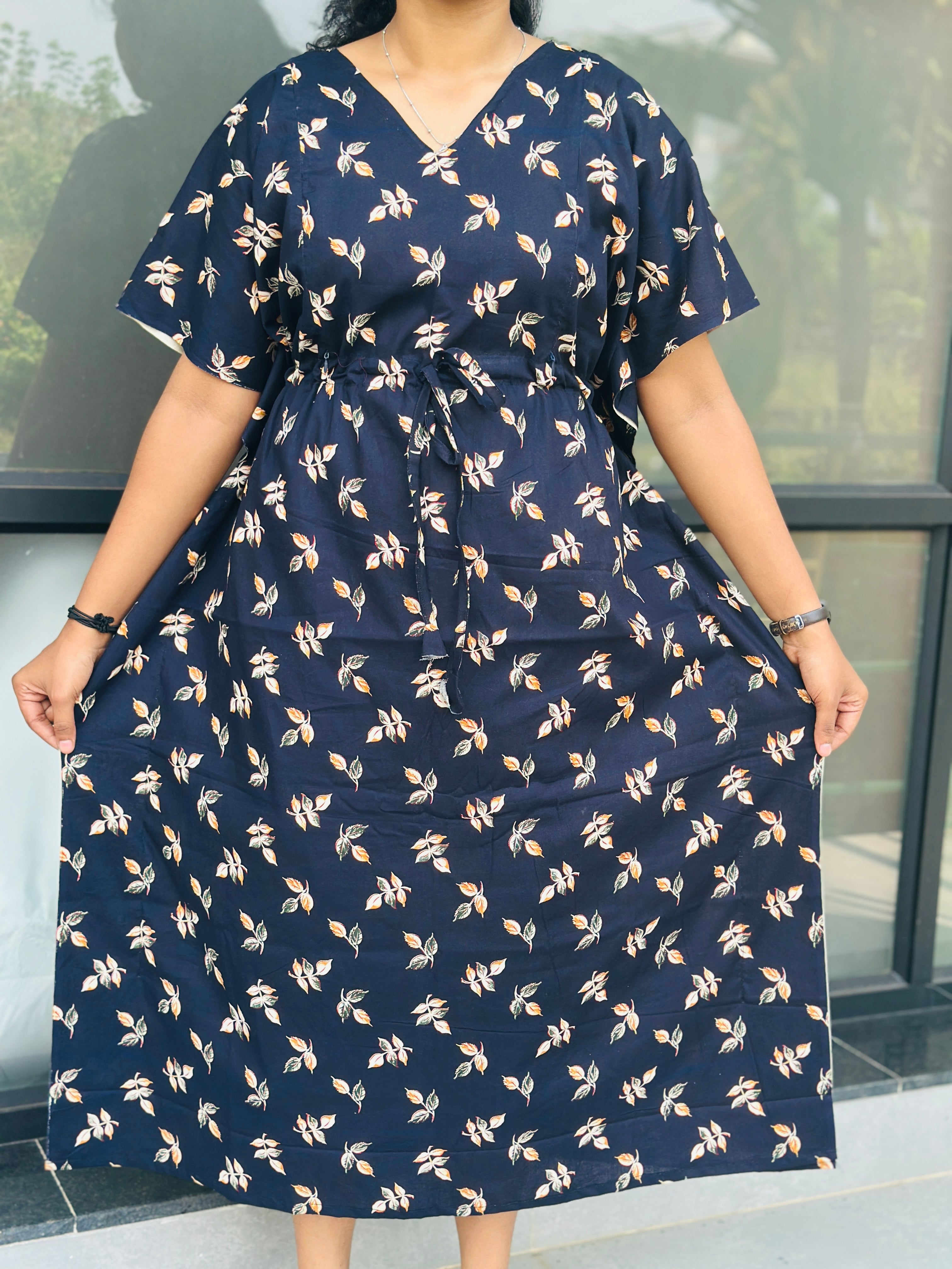 Ajrak short length feeding kaftan length 48”