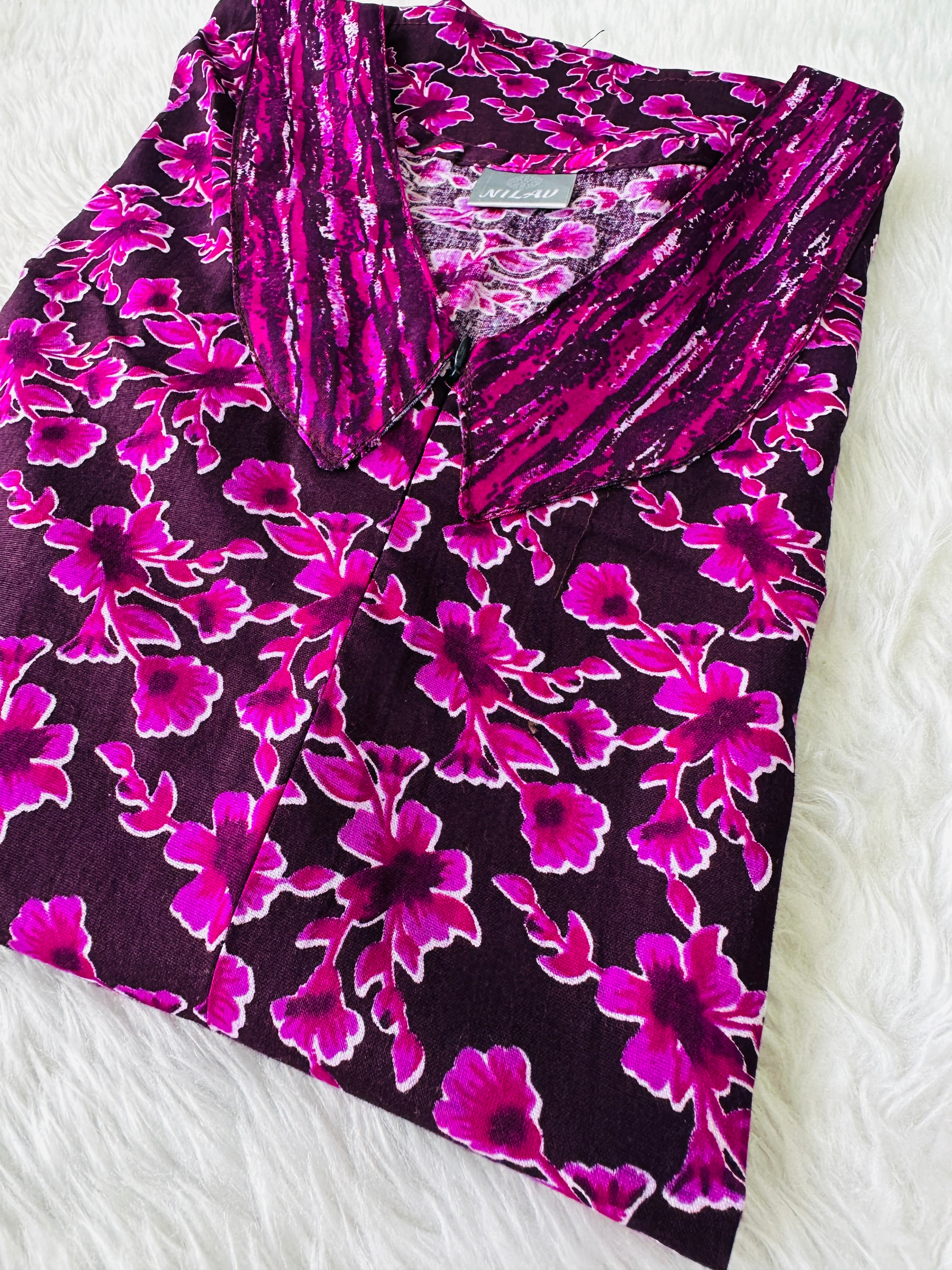 NORMAL A-LINE NIGHTY WITH CENTRE ZIP ATTACHED