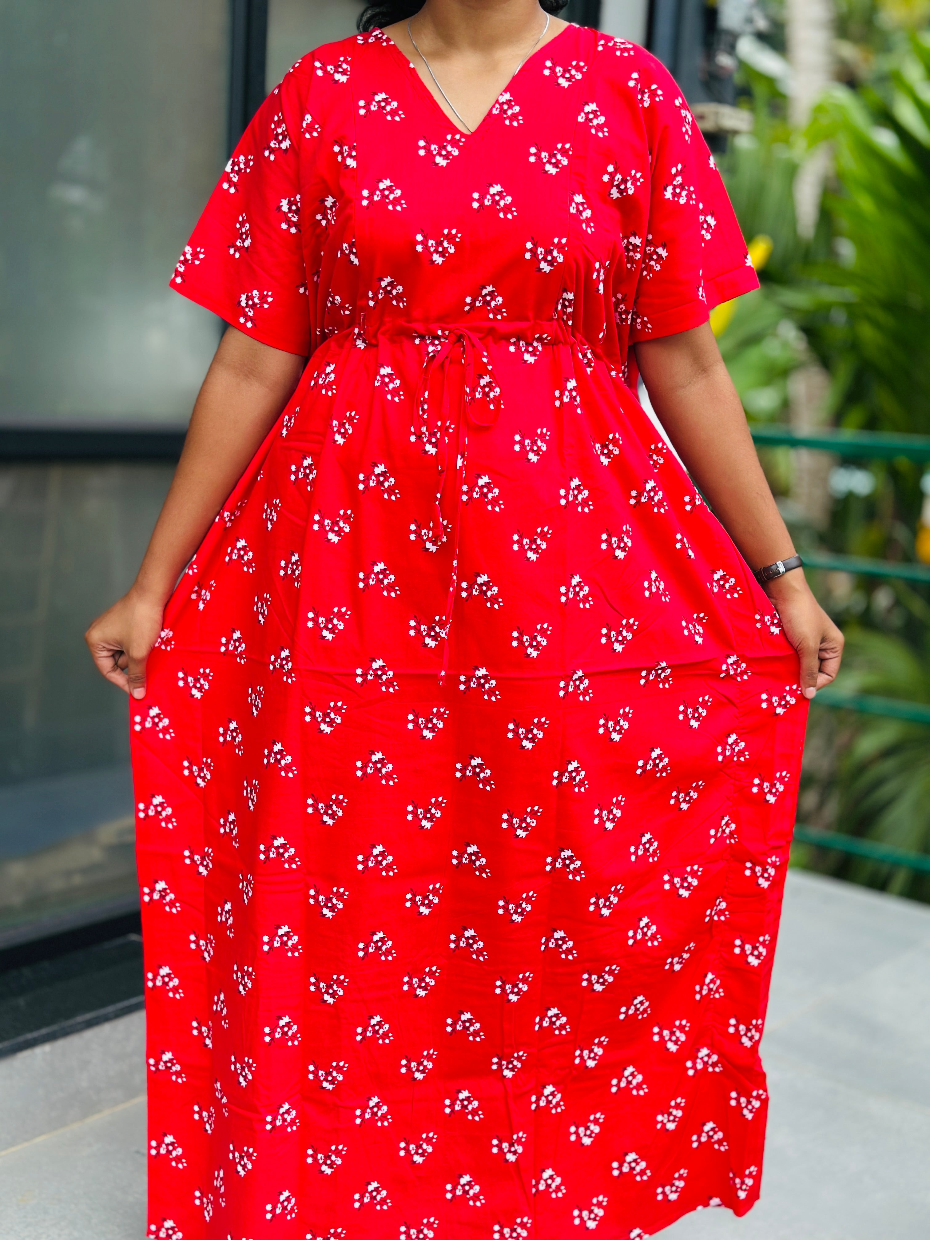 Floral feeding kaftan