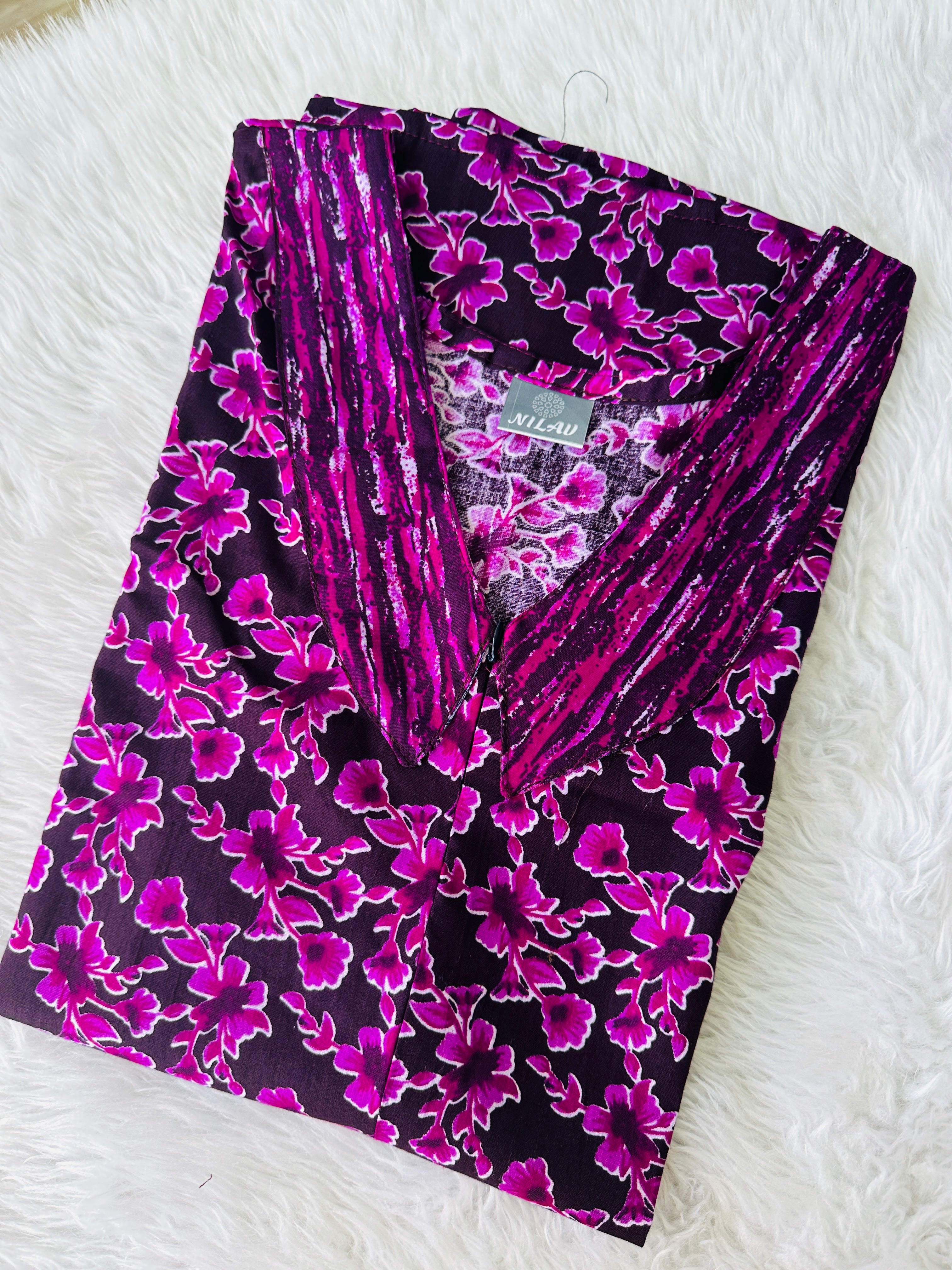 NORMAL A-LINE NIGHTY WITH CENTRE ZIP ATTACHED