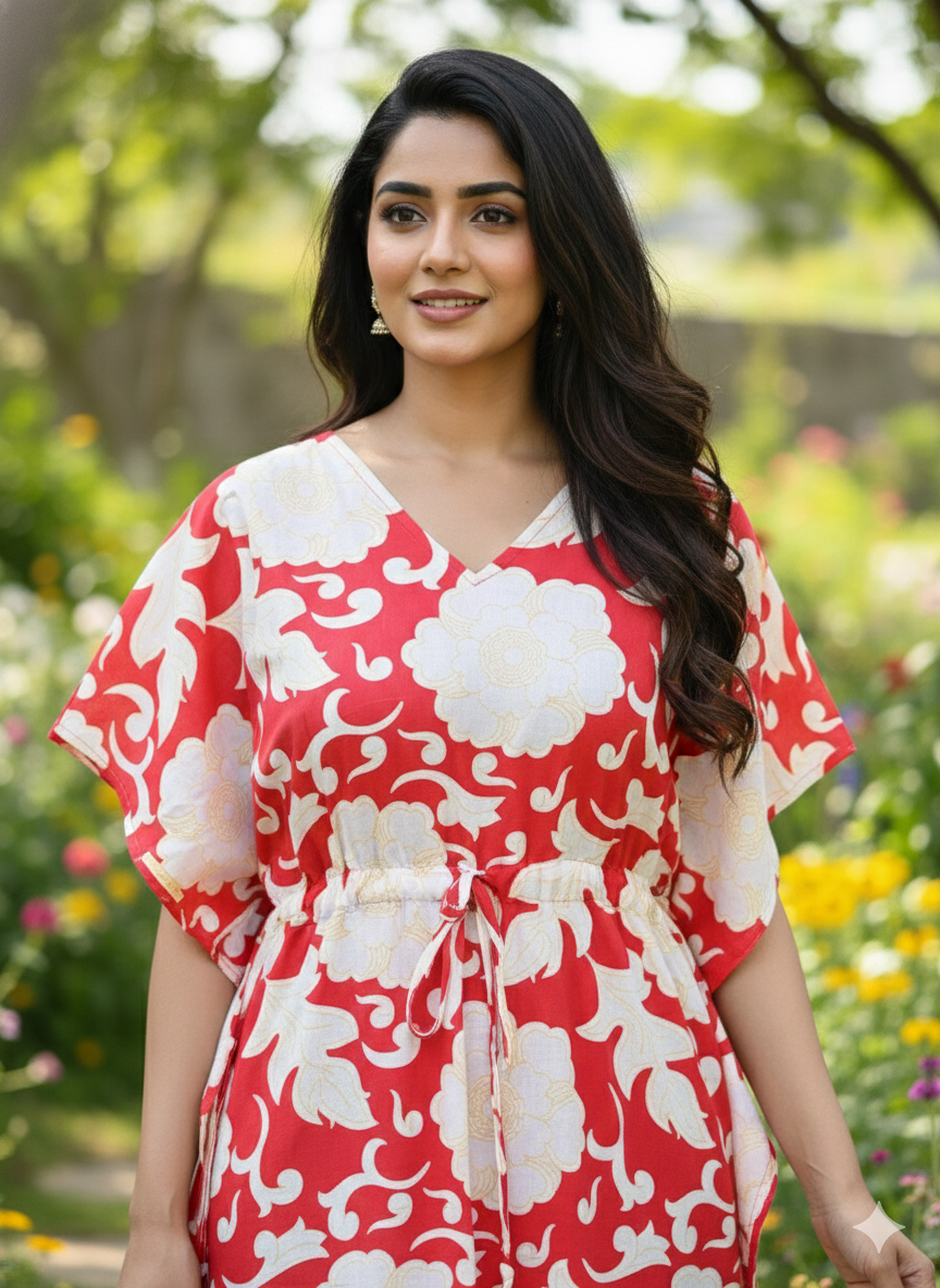 Floral feeding kaftans