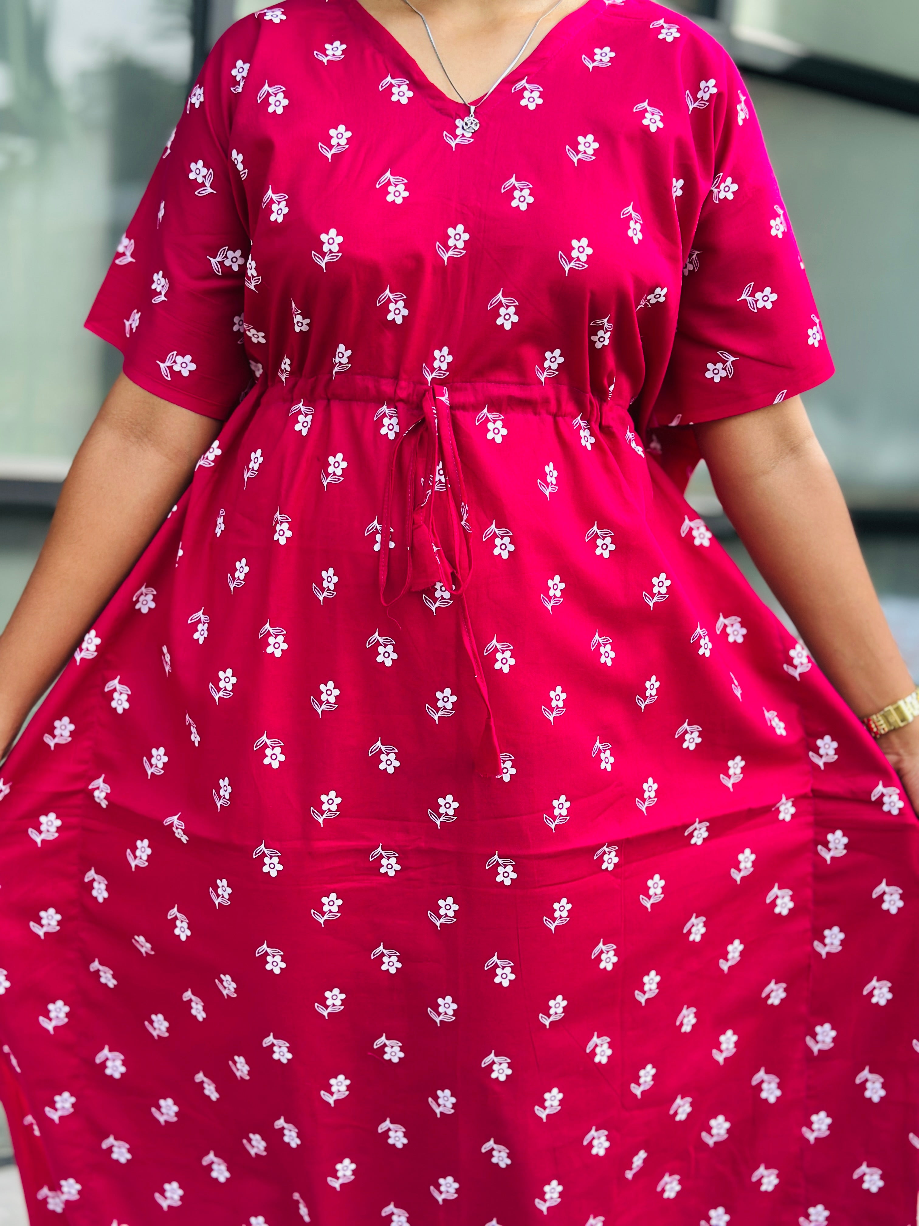 Floral feeding kaftan