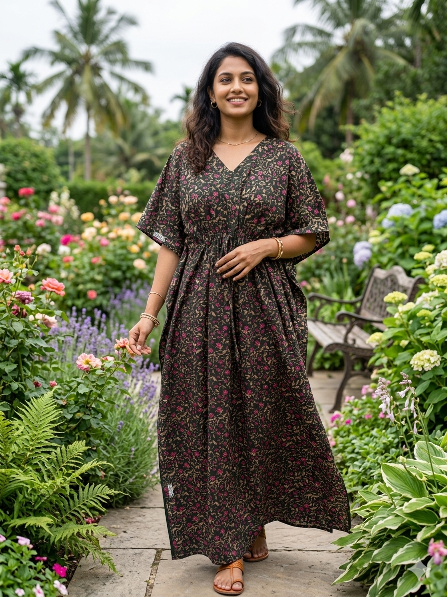 Floral feeding kaftans