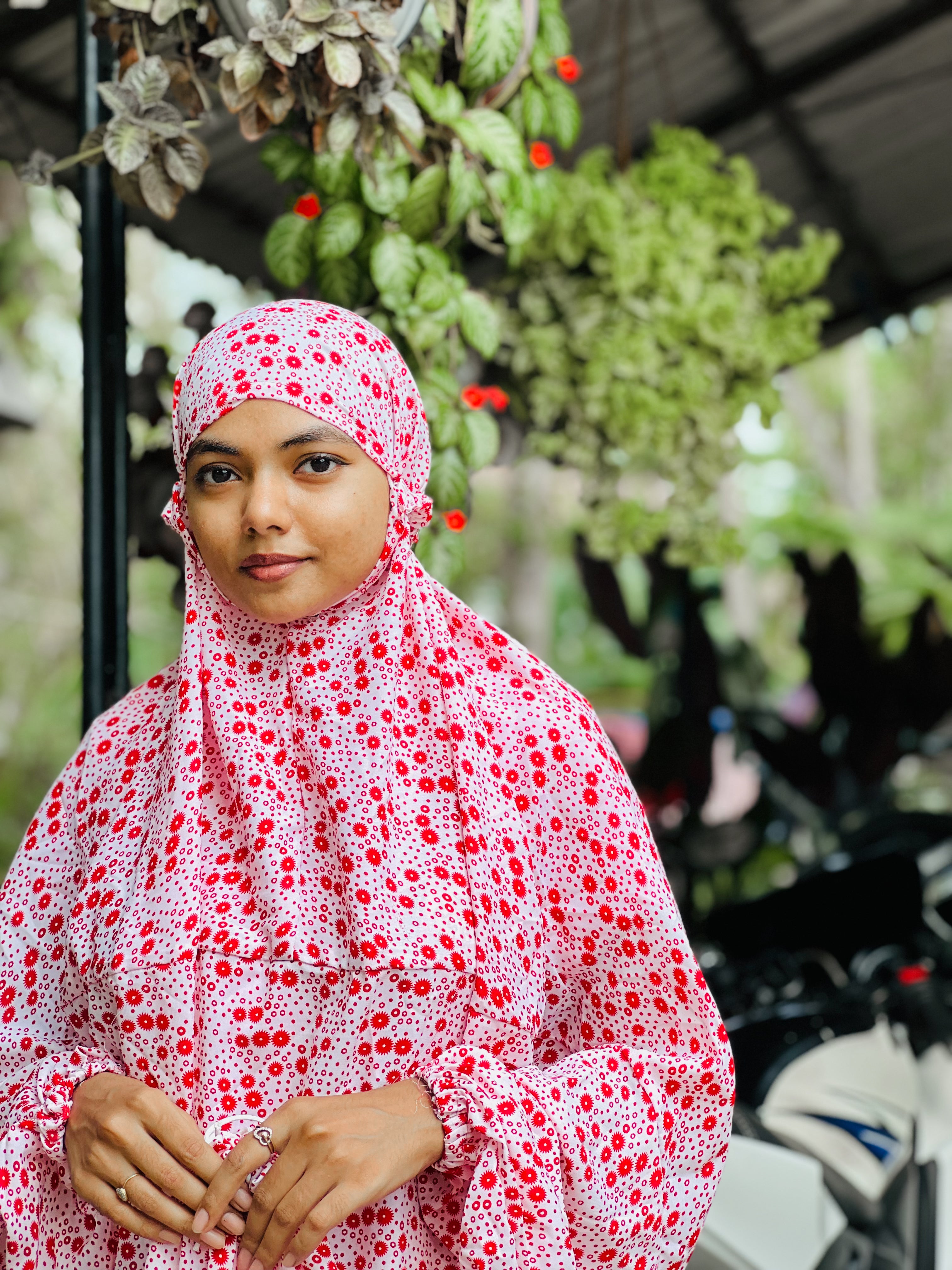Floral prayer dress