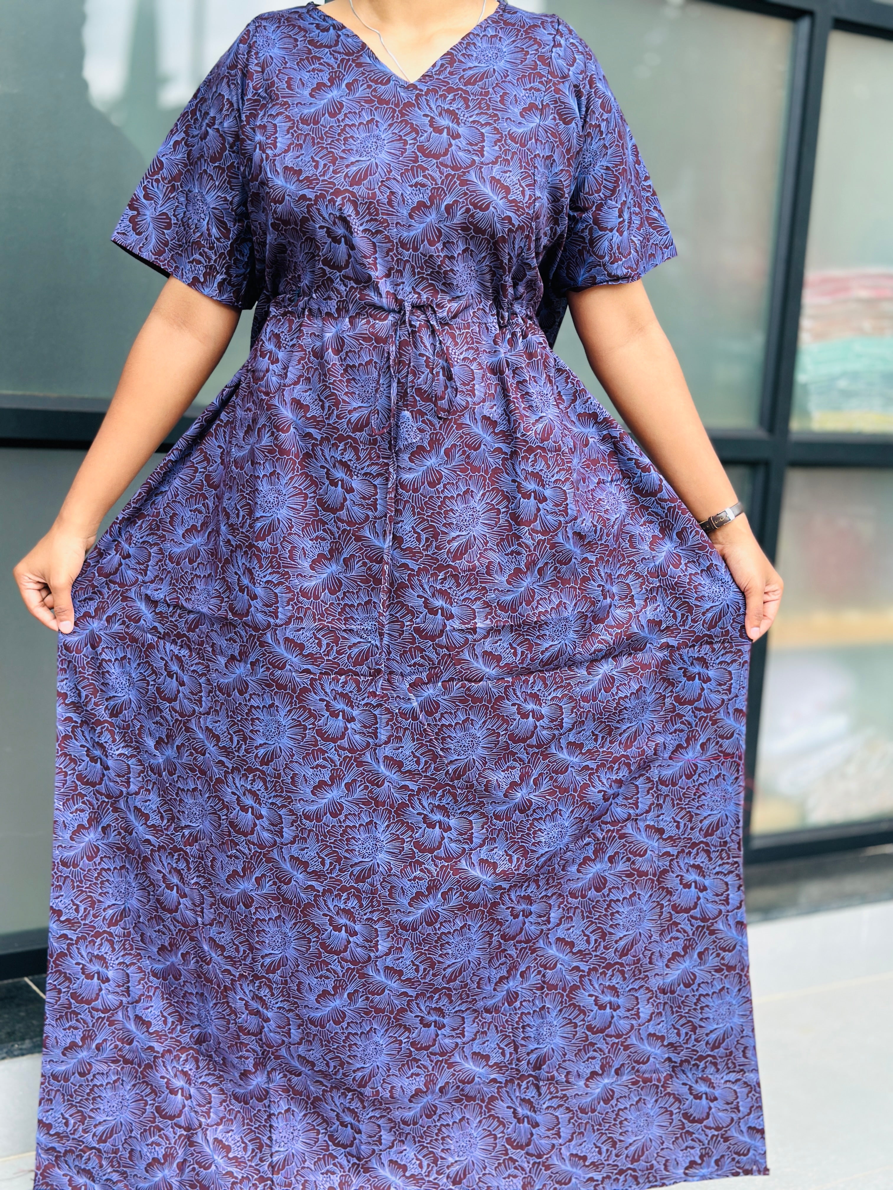 floral feeding kaftan