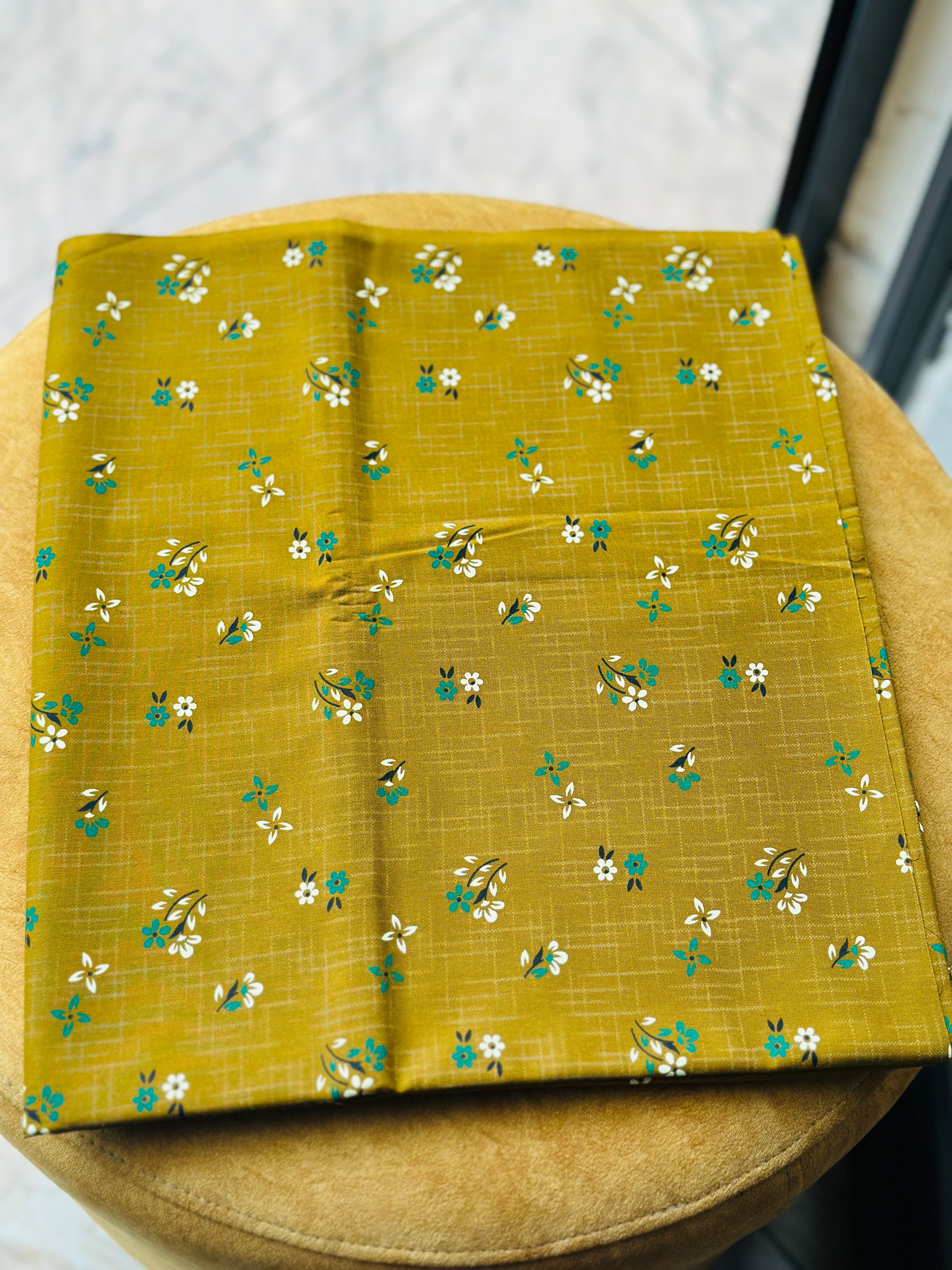 Cotton floral nighty material 2.90 mtr