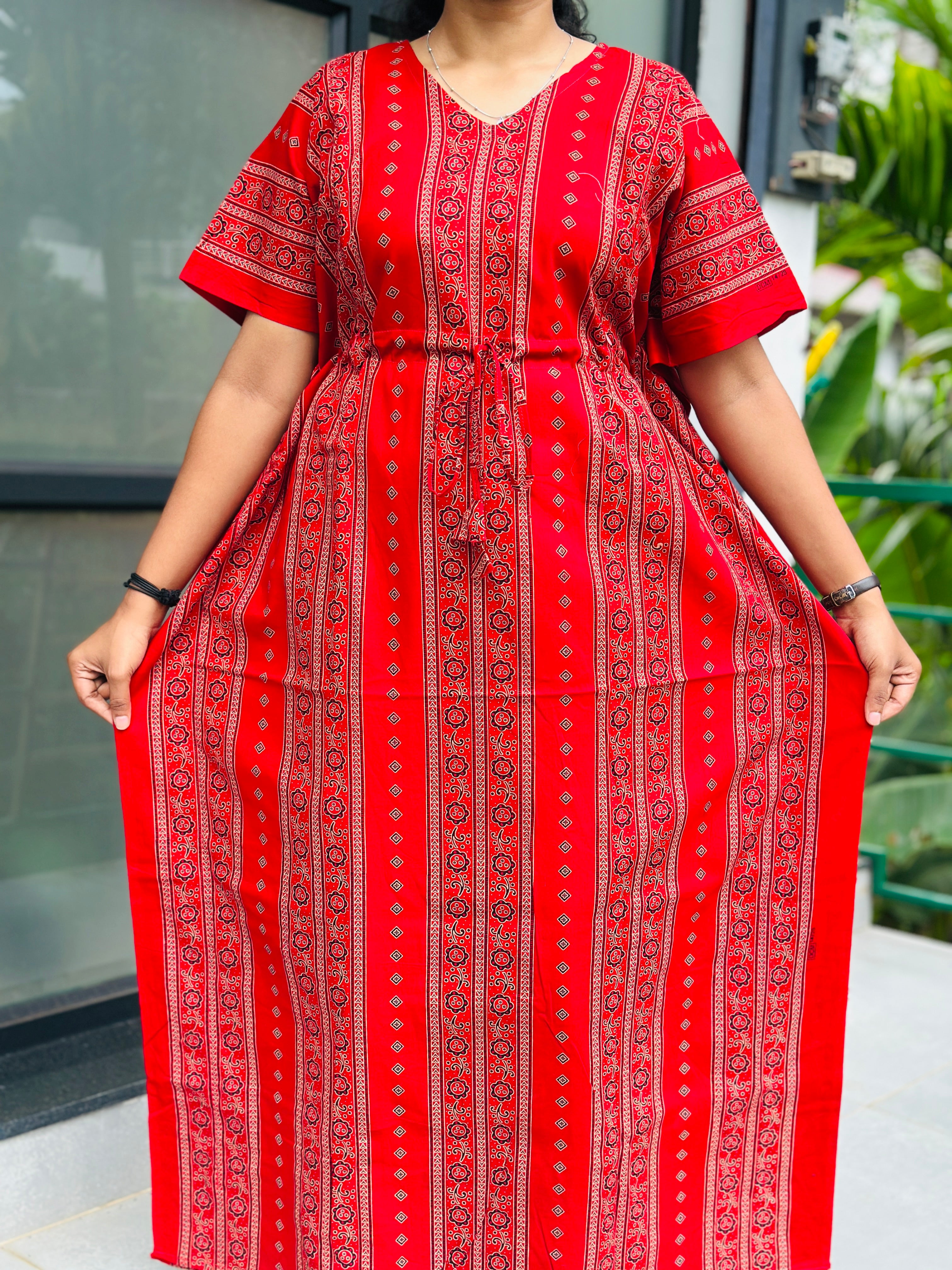 Ajrak feeding kaftan