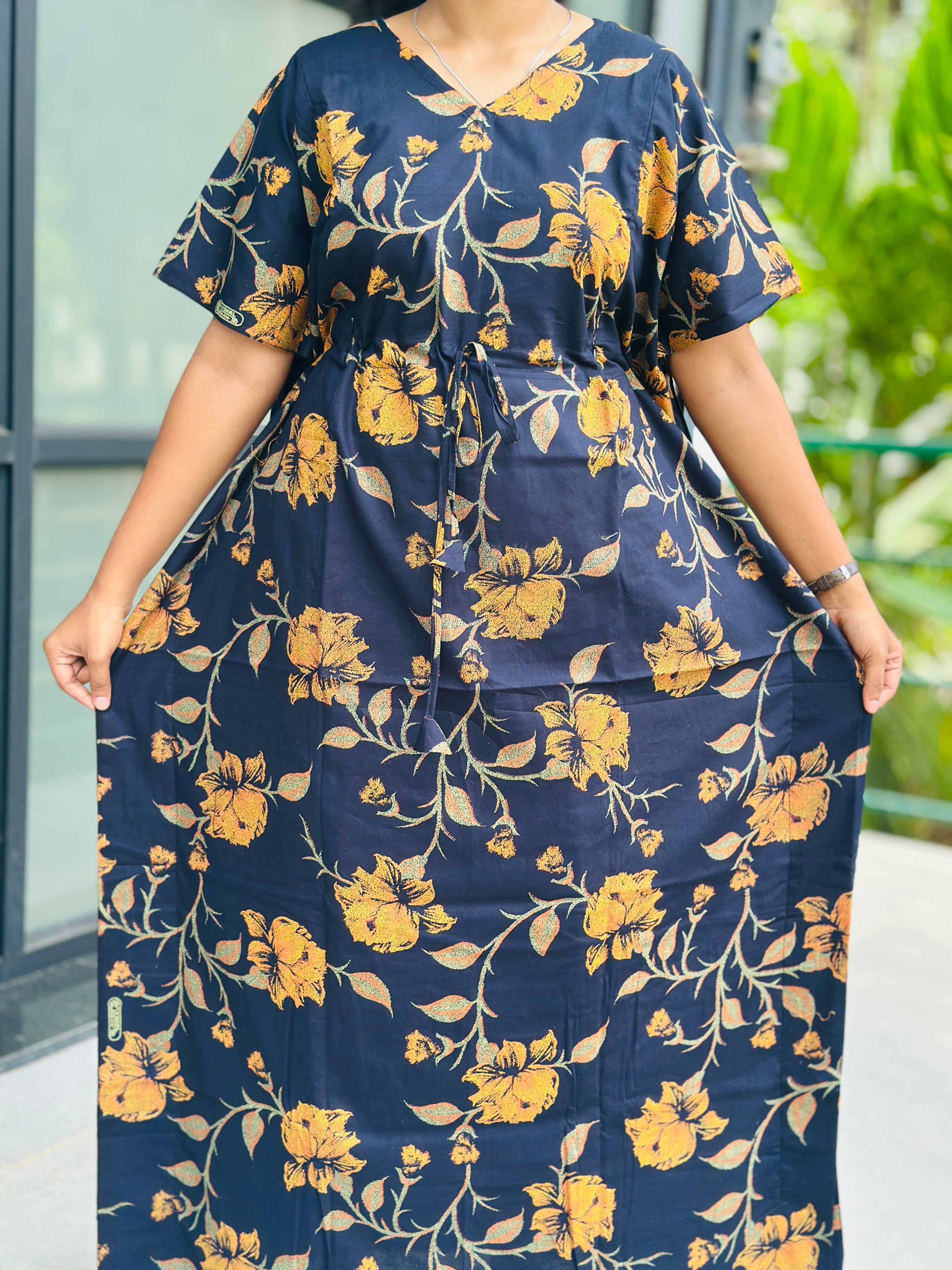 Floral feeding kaftan