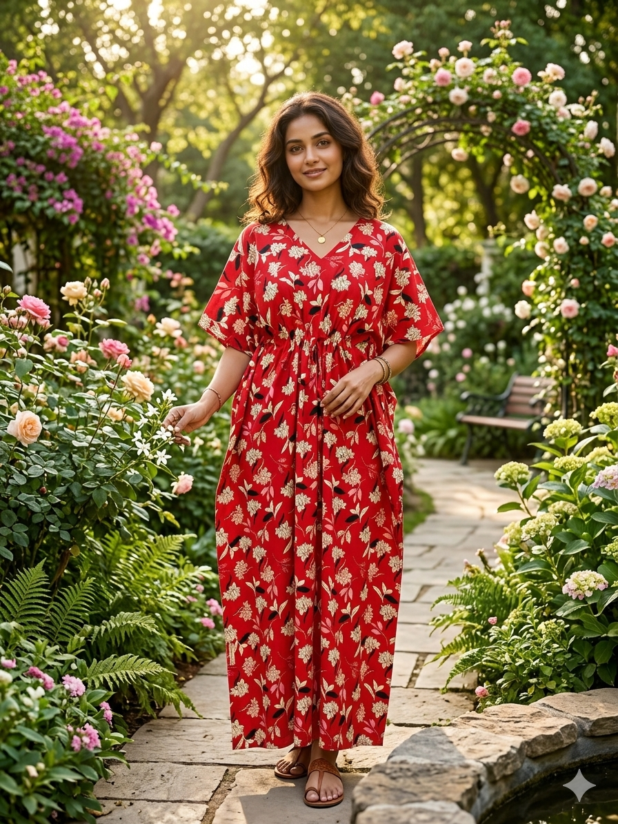 floral nonfeeding kaftans