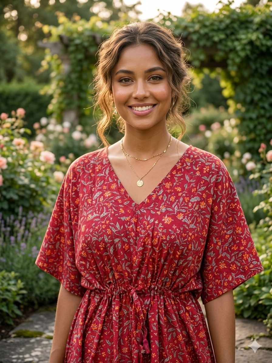 Floral feeding kaftans